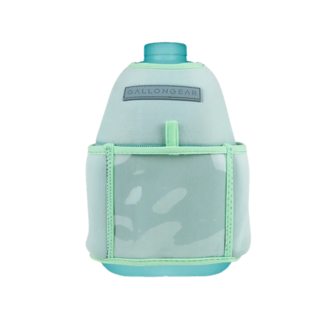 Insulated Gym Sports Sleeve | One Gallon Jug Water Bottle Sleeve | Gallon Gear | Mint