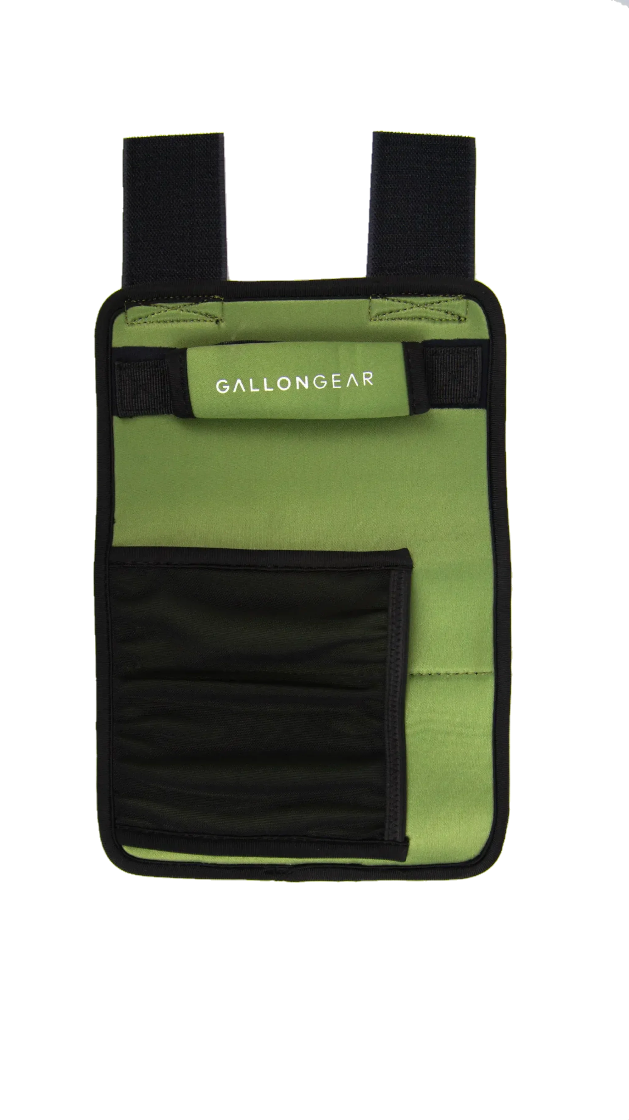 * IN STOCK * 2026 GALLON GEAR STAINLESS STEEL COMBO INSULATED WATER BOTTLE | WITH HANDLE SNAP TOP LID 40 OUNCE | GYM WATER BOTTLE WITH SLEEVE | NEOPRENE SLEEVE WITH CARRYING HANDLE (BLACK BOTTLE OLIVE SLEEVE)