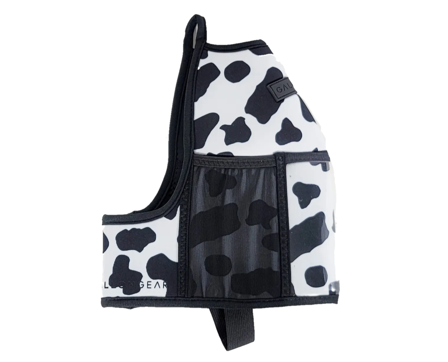 "2025" GALLON GEAR HALF GALLON BOOTY | GYM WATER BOTTLE SLEEVE (COW BLACK/WHITE)
