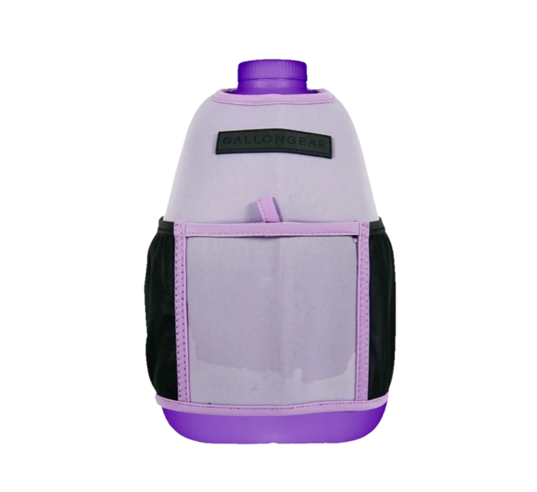 "2025" GALLON GEAR 1 GALLON BOOTY | GYM WATER BOTTLE SLEEVE (LAVENDER)#
