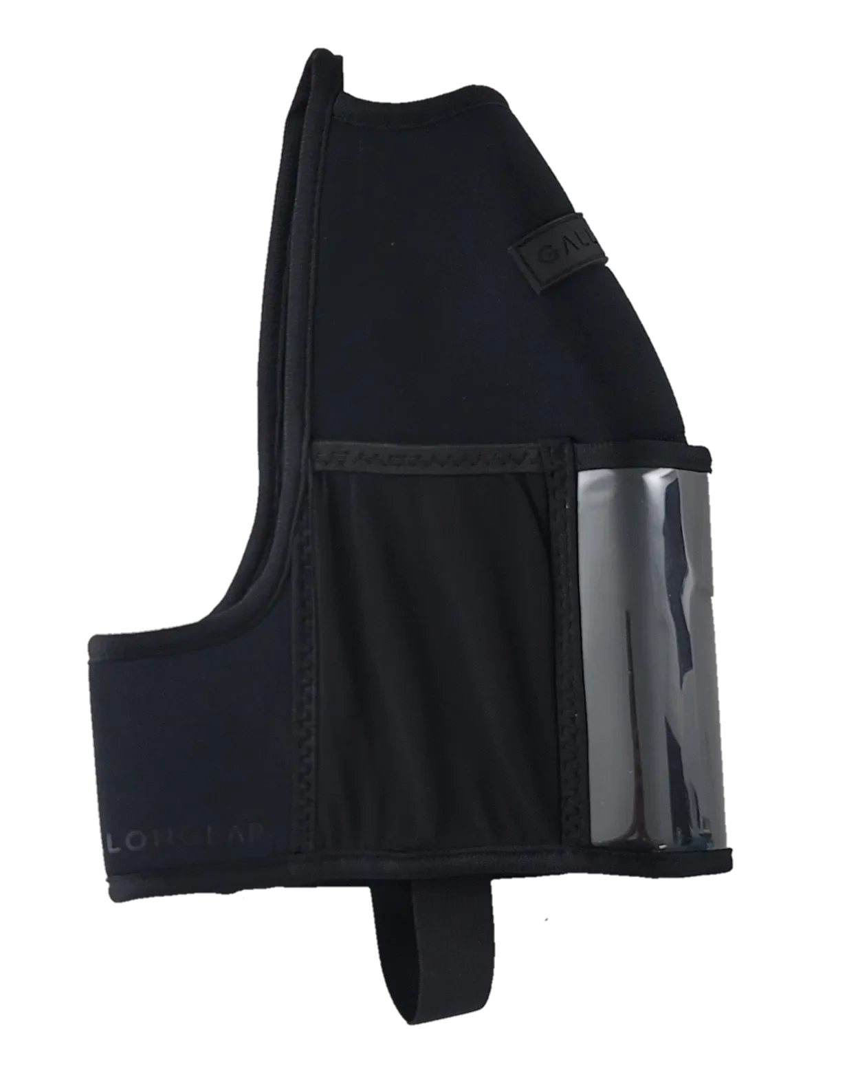 "2025" GALLON GEAR HALF GALLON BOOTY | GYM WATER BOTTLE SLEEVE | MESH POCKETS (BLACK)