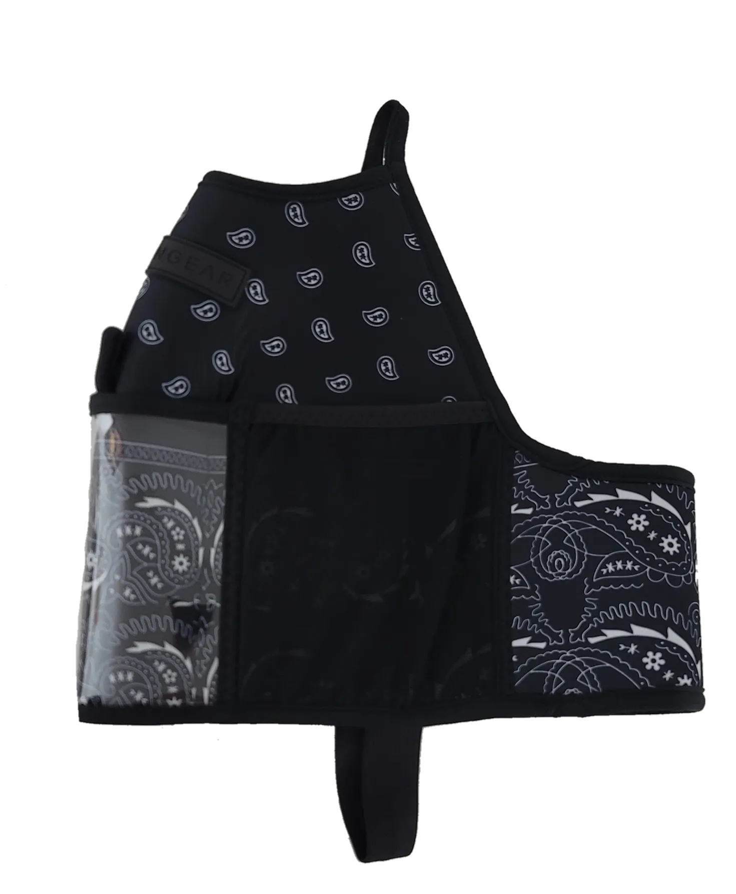 "2025" GALLON GEAR 1 GALLON BOOTY | GYM WATER BOTTLE SLEEVE (BANDANA BLACK)