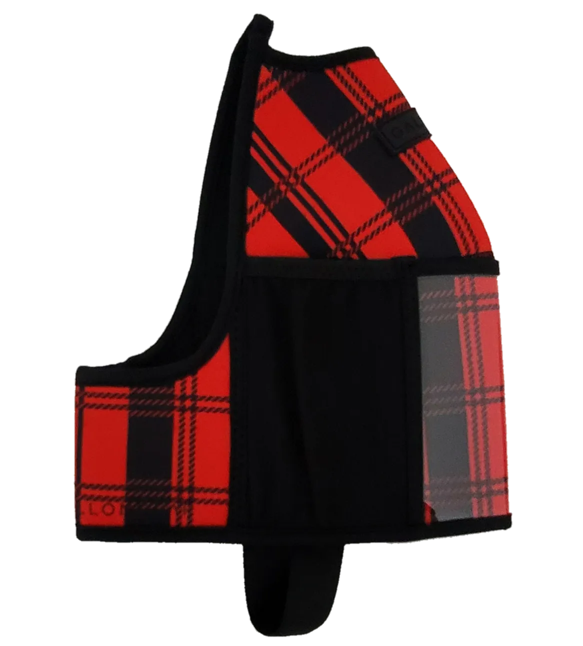 "2025" GALLON GEAR HALF GALLON BOOTY | GYM WATER BOTTLE SLEEVE (PLAID RED)#