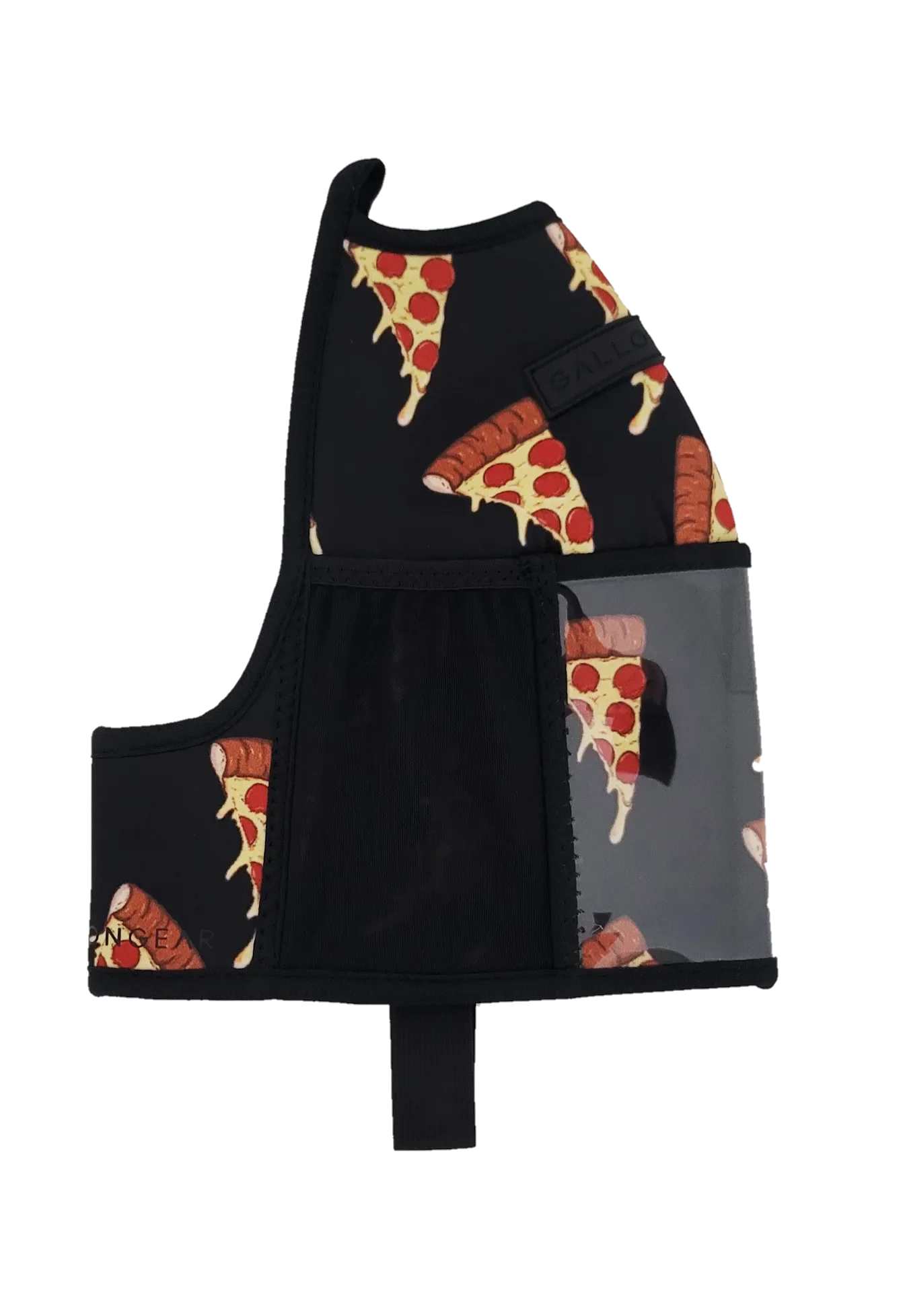"2025" GALLON GEAR HALF GALLON BOOTY | GYM WATER BOTTLE SLEEVE (PIZZA BLACK)
