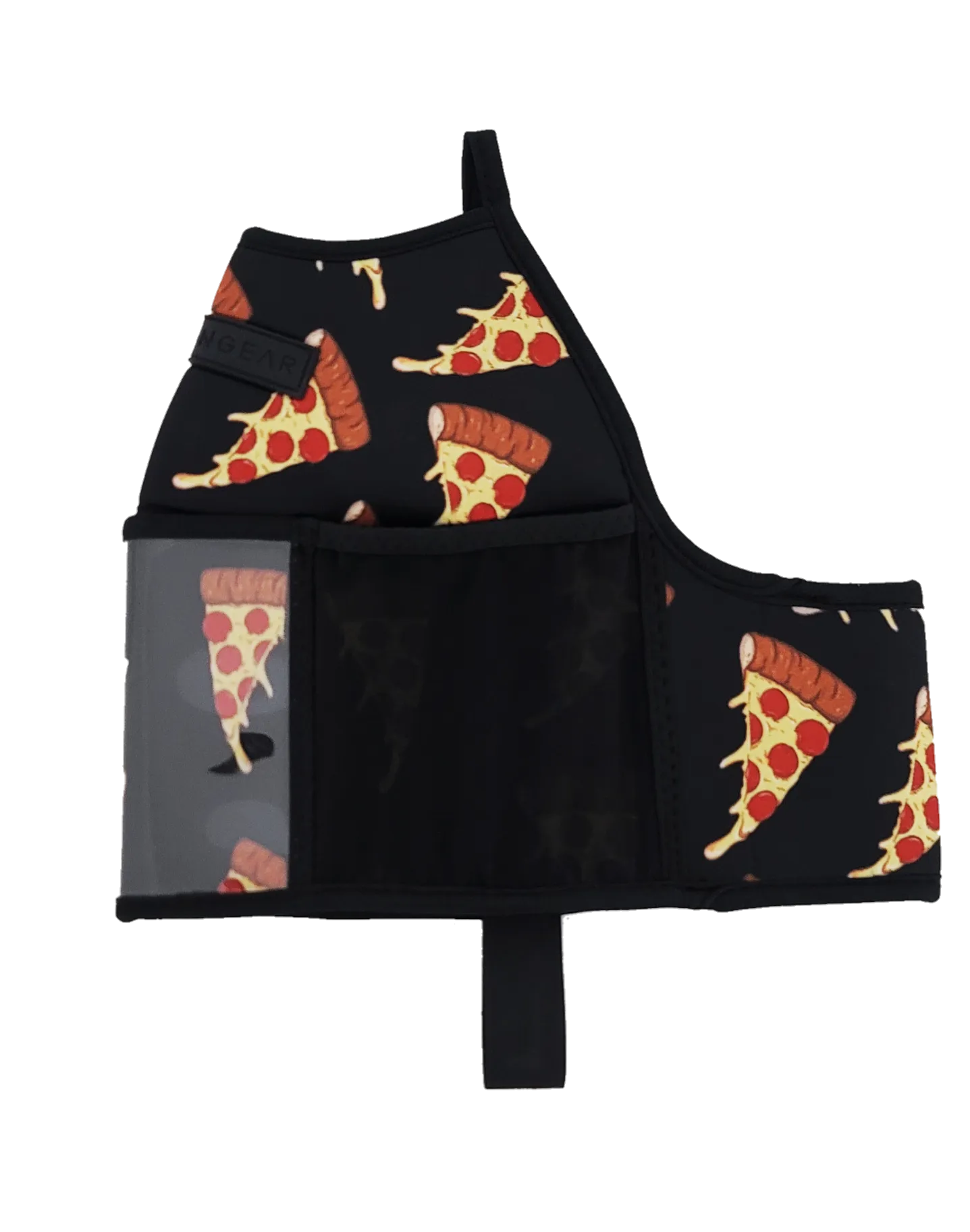 "2025" GALLON GEAR 1 GALLON BOOTY | GYM WATER BOTTLE SLEEVE (PIZZA BLACK)#
