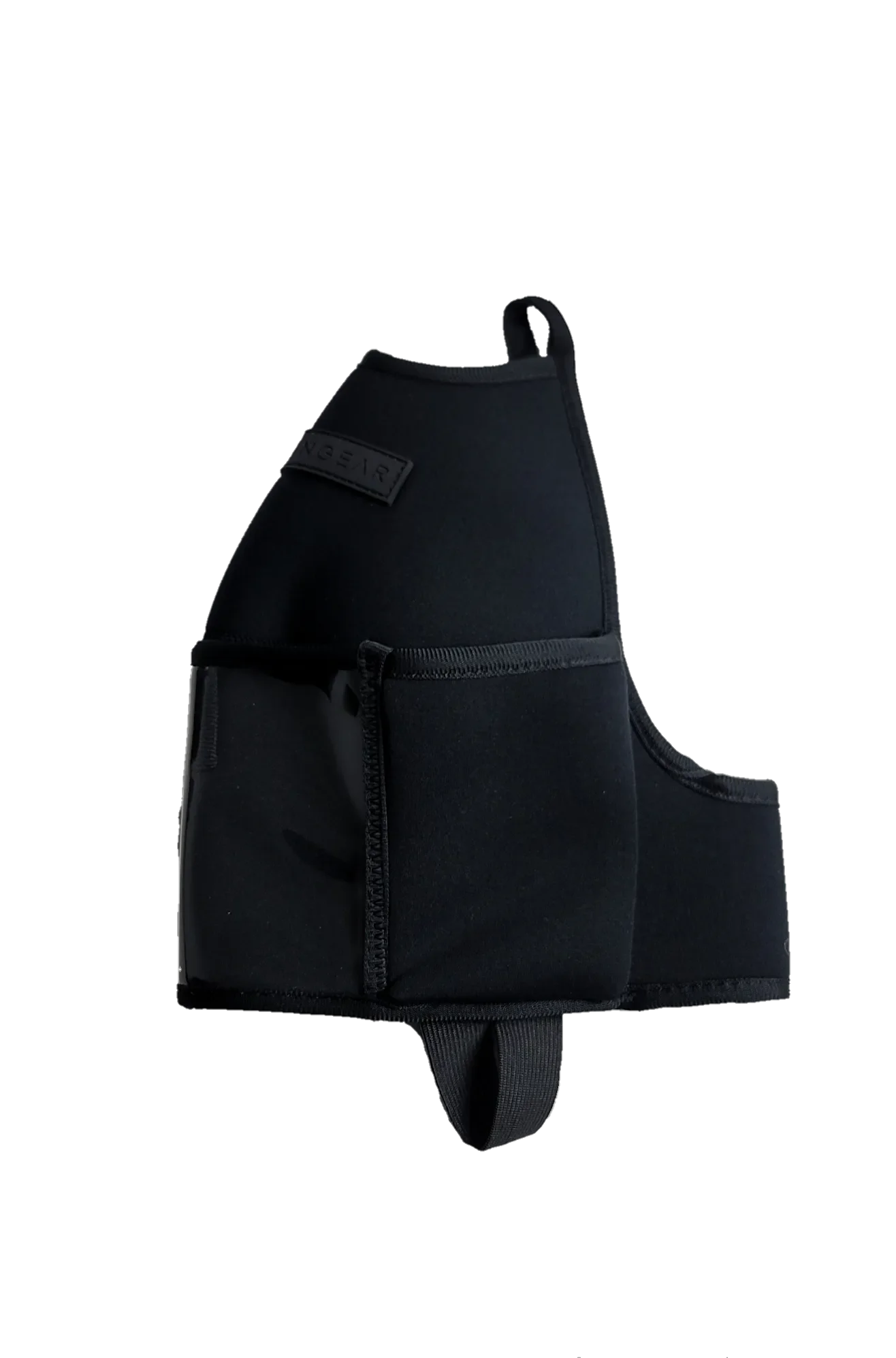 "2025" GALLON GEAR HALF GALLON BOOTY | GYM WATER BOTTLE SLEEVE | NEOPRENE POCKETS (BLACK)