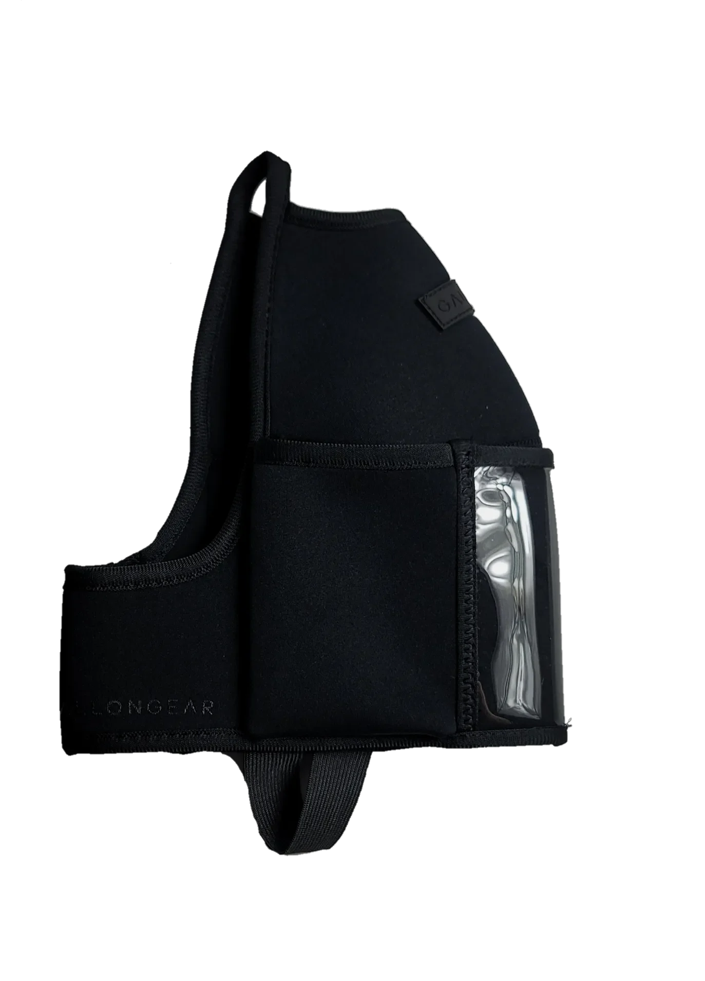 "2025" GALLON GEAR 1 GALLON BOOTY | GYM WATER BOTTLE SLEEVE | NEOPRENE POCKETS (BLACK)