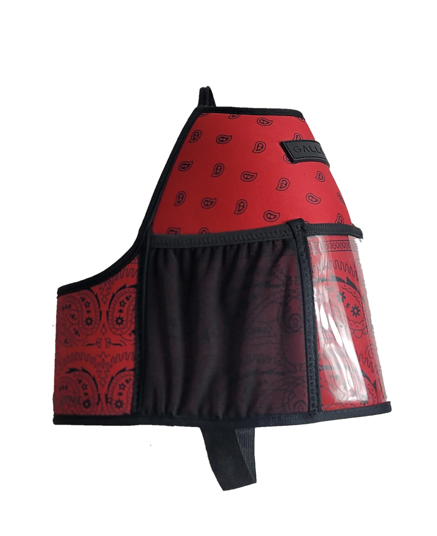 "2025" GALLON GEAR 1 GALLON BOOTY | GYM WATER BOTTLE SLEEVE (BANDANA RED)