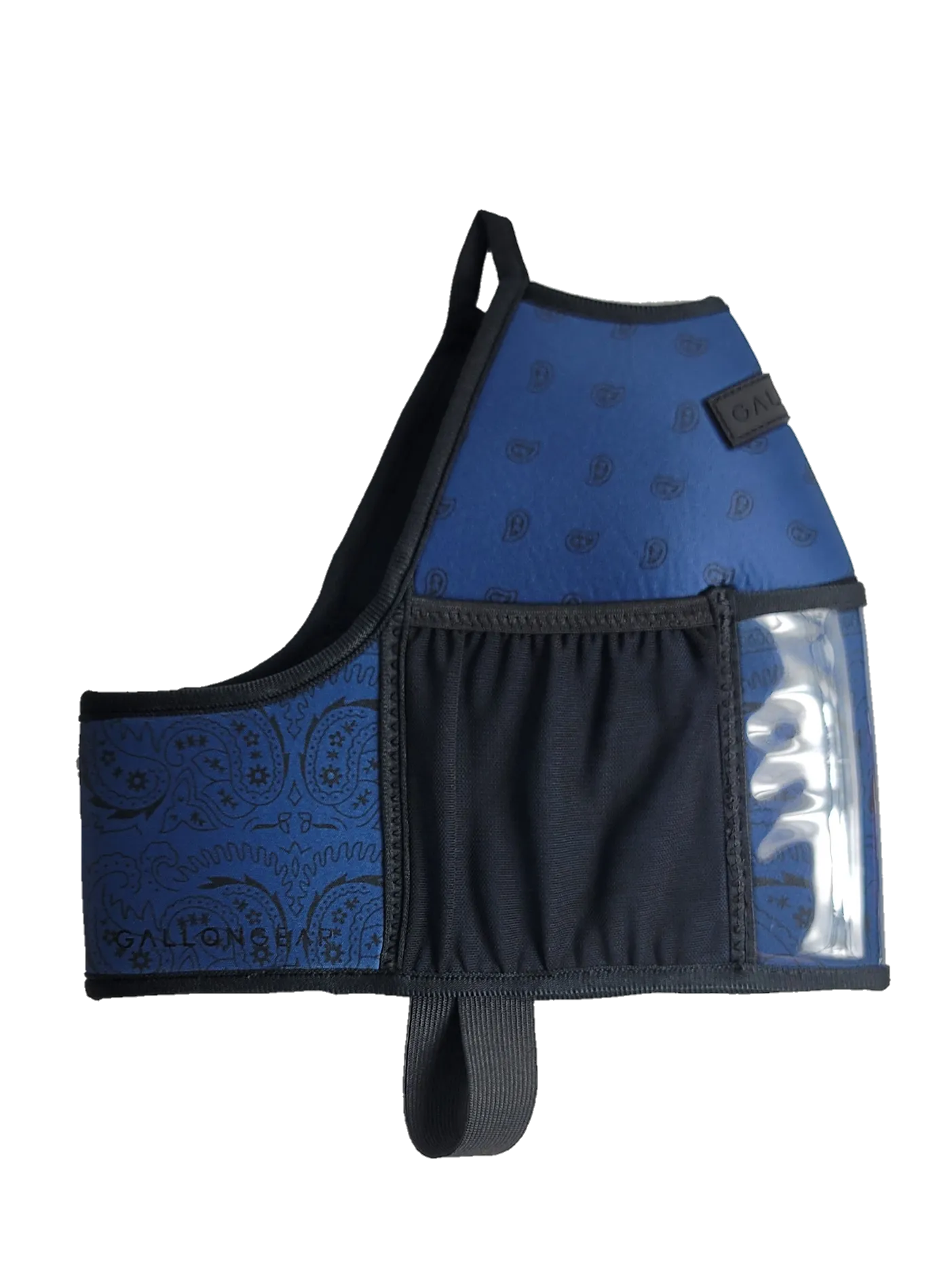 "2025" GALLON GEAR 1 GALLON BOOTY | GYM WATER BOTTLE SLEEVE (BANDANA BLUE)