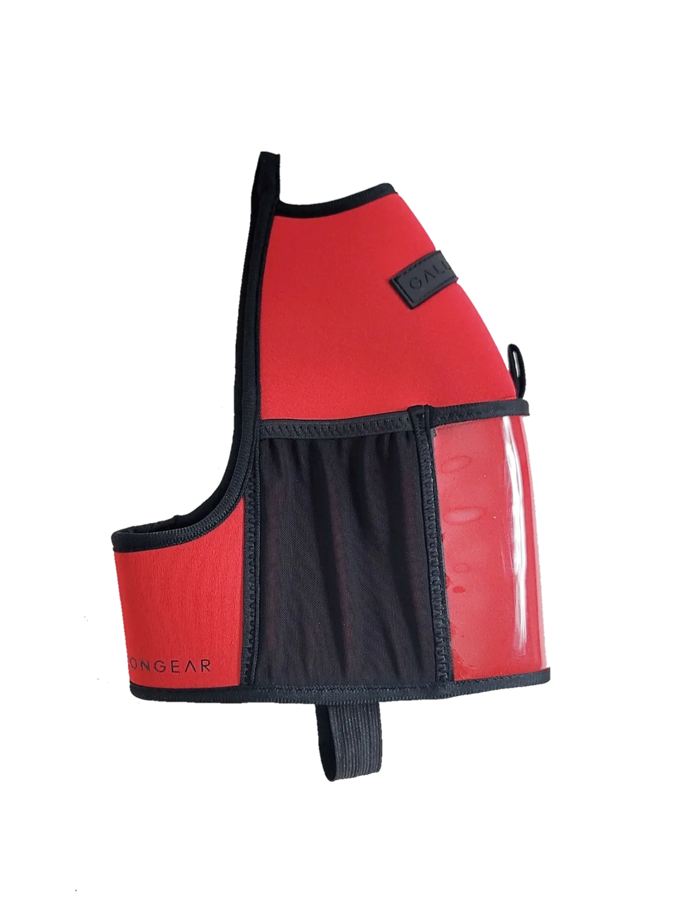 "2025" GALLON GEAR HALF GALLON BOOTY | GYM WATER BOTTLE SLEEVE (RED/BLACK)#