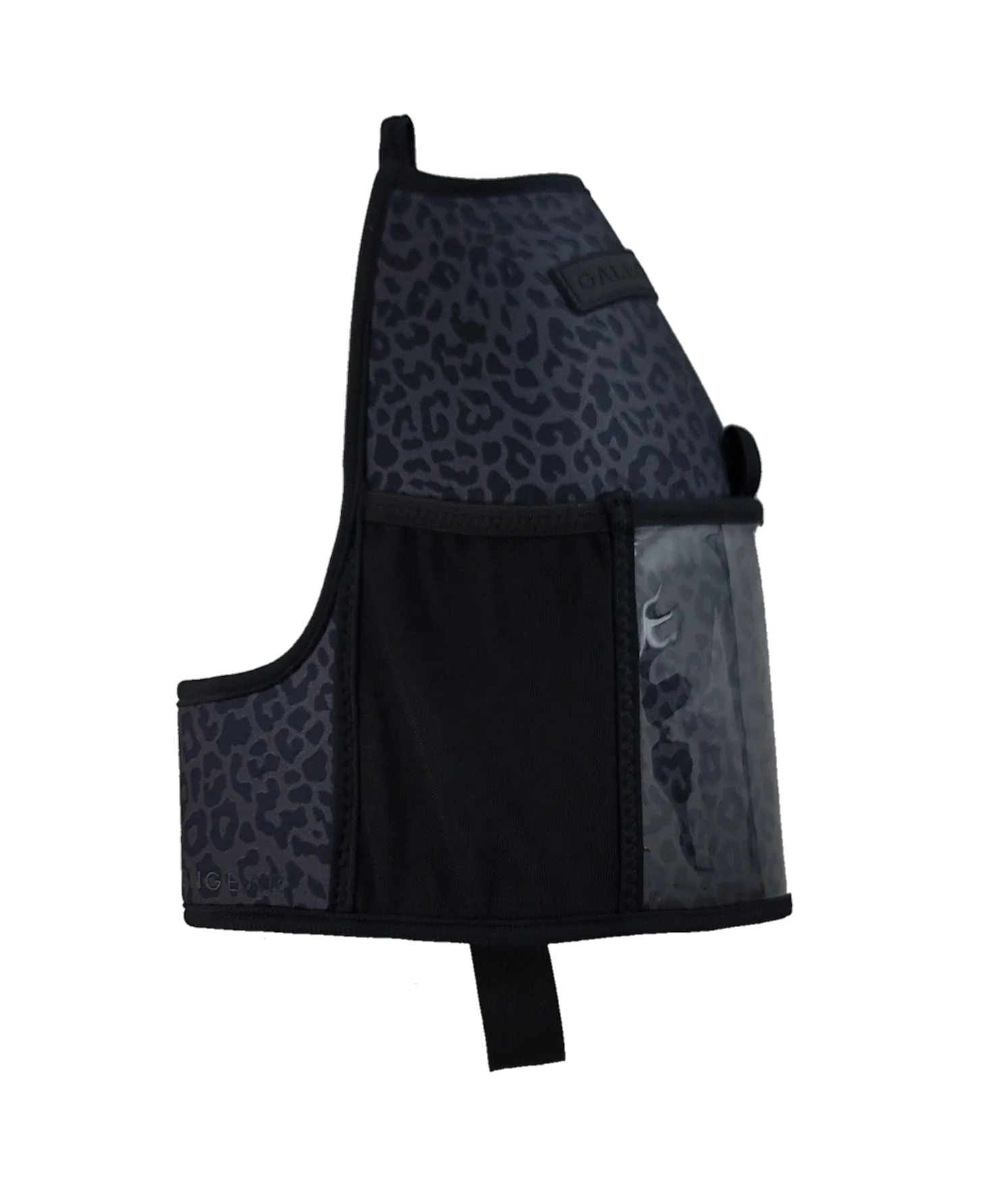"2025" GALLON GEAR HALF GALLON BOOTY | GYM WATER BOTTLE SLEEVE (LEOPARD BLACK)
