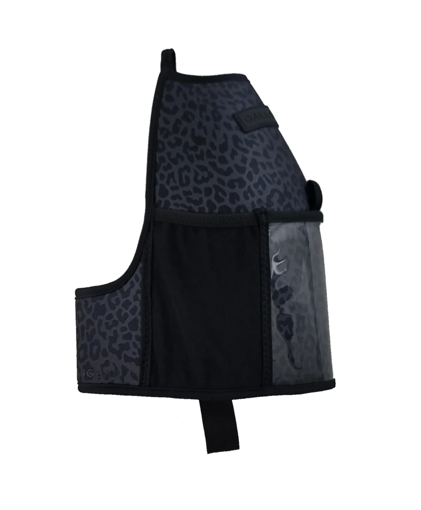 "2025" GALLON GEAR HALF GALLON BOOTY | GYM WATER BOTTLE SLEEVE (LEOPARD BLACK)