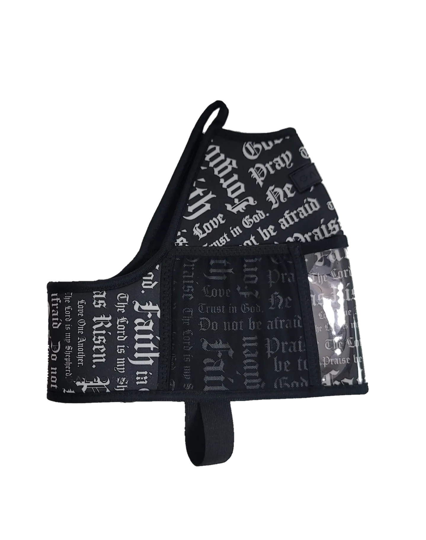 "2025" GALLON GEAR BOOTY 1 GALLON | GYM WATER BOTTLE SLEEVE (SCRIPTURE BLACK/WHITE)#