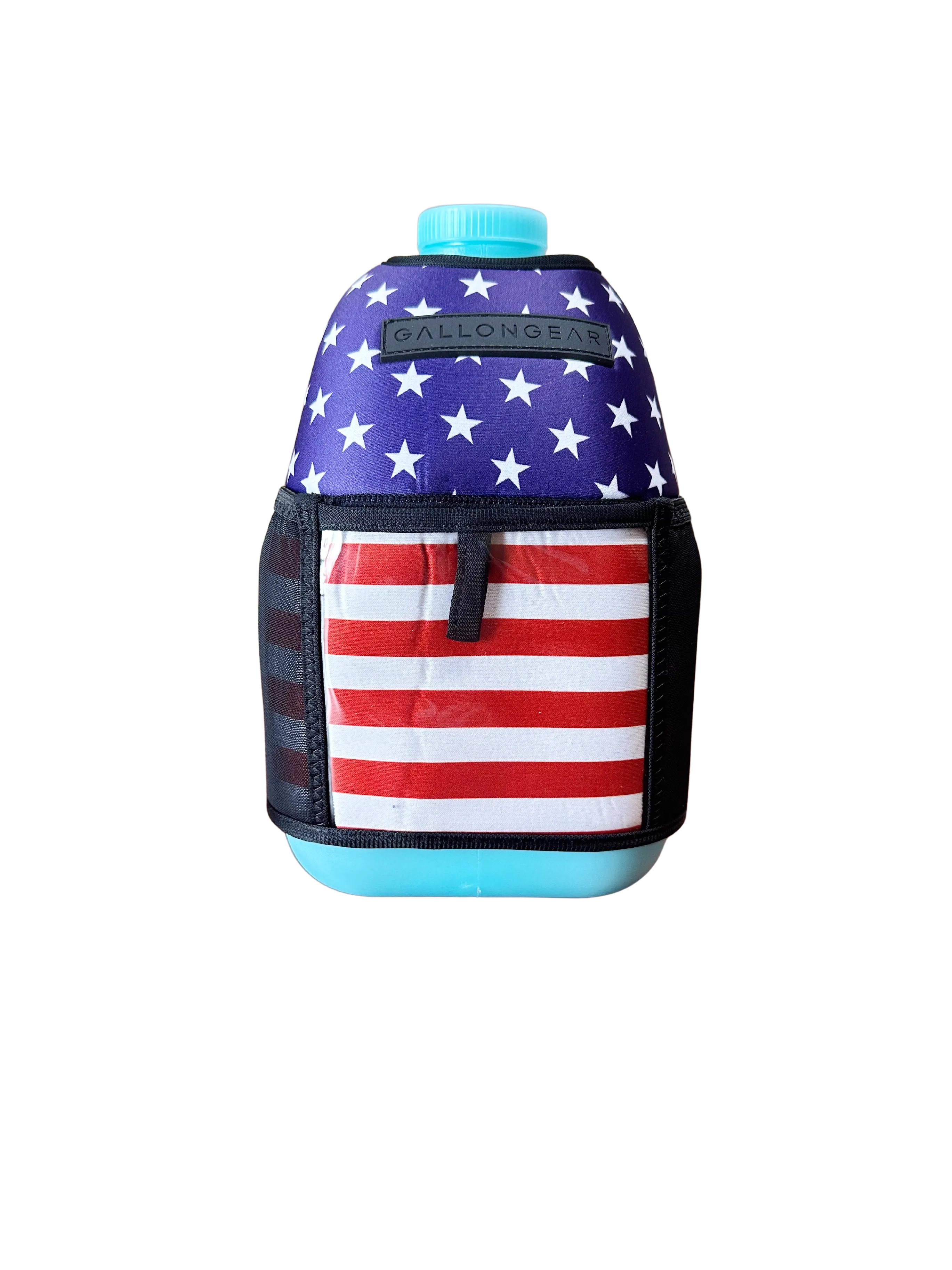 (1 GALLON COMBO) Aqua Jug / USA Flag Booty