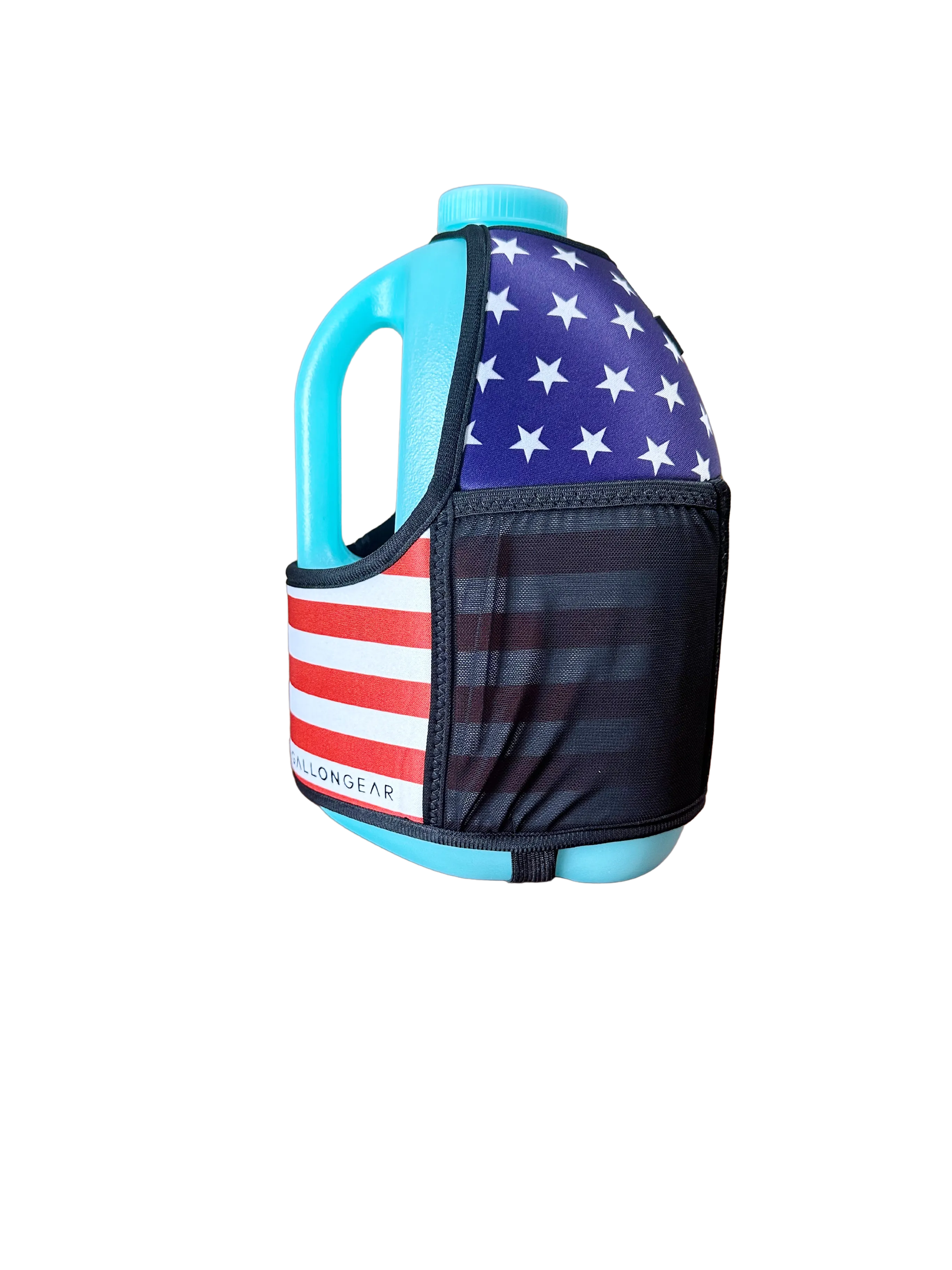 (1 GALLON COMBO) Aqua Jug / USA Flag Booty