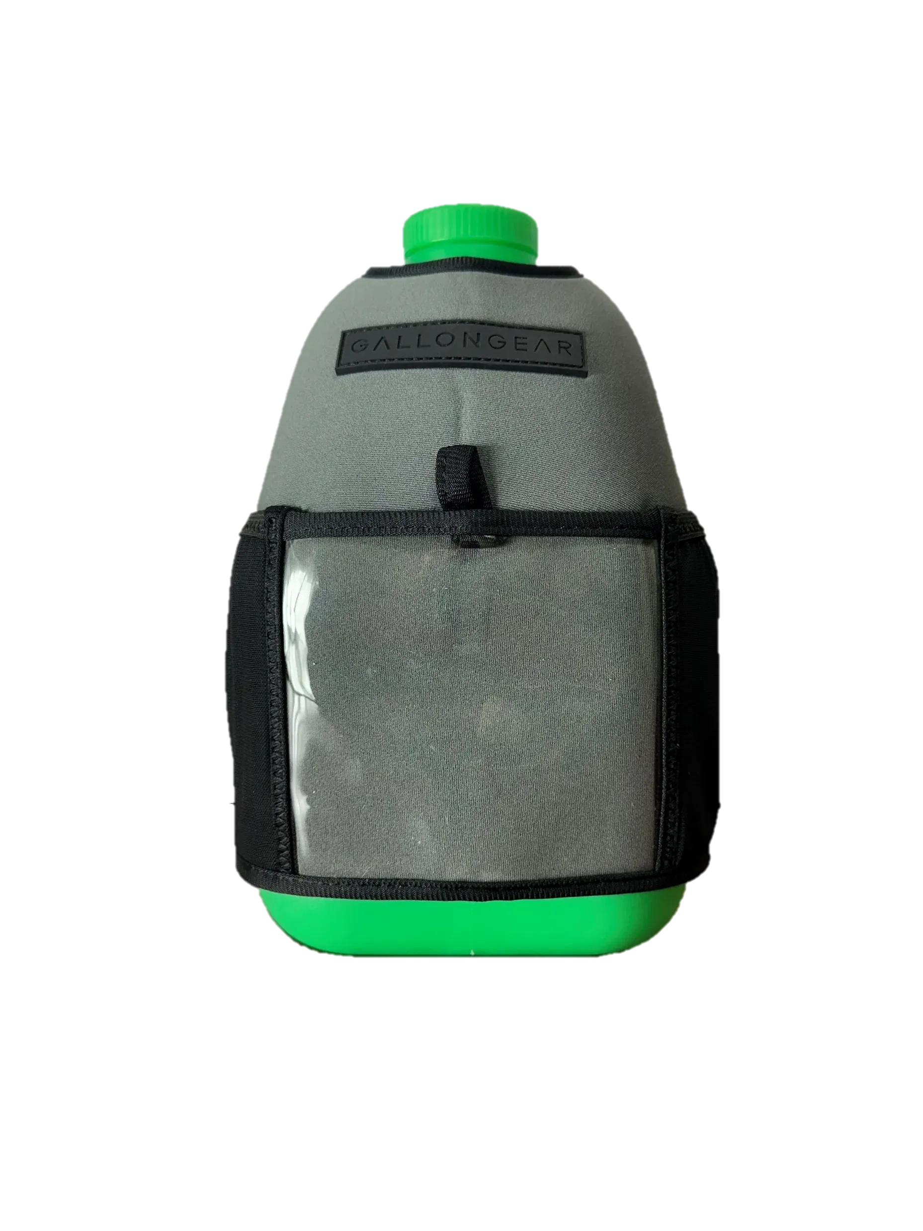 One Gallon Jug Water Bottle with Straw | Insulated Gym Sports Sleeve Combo | Gallon Gear | Grey