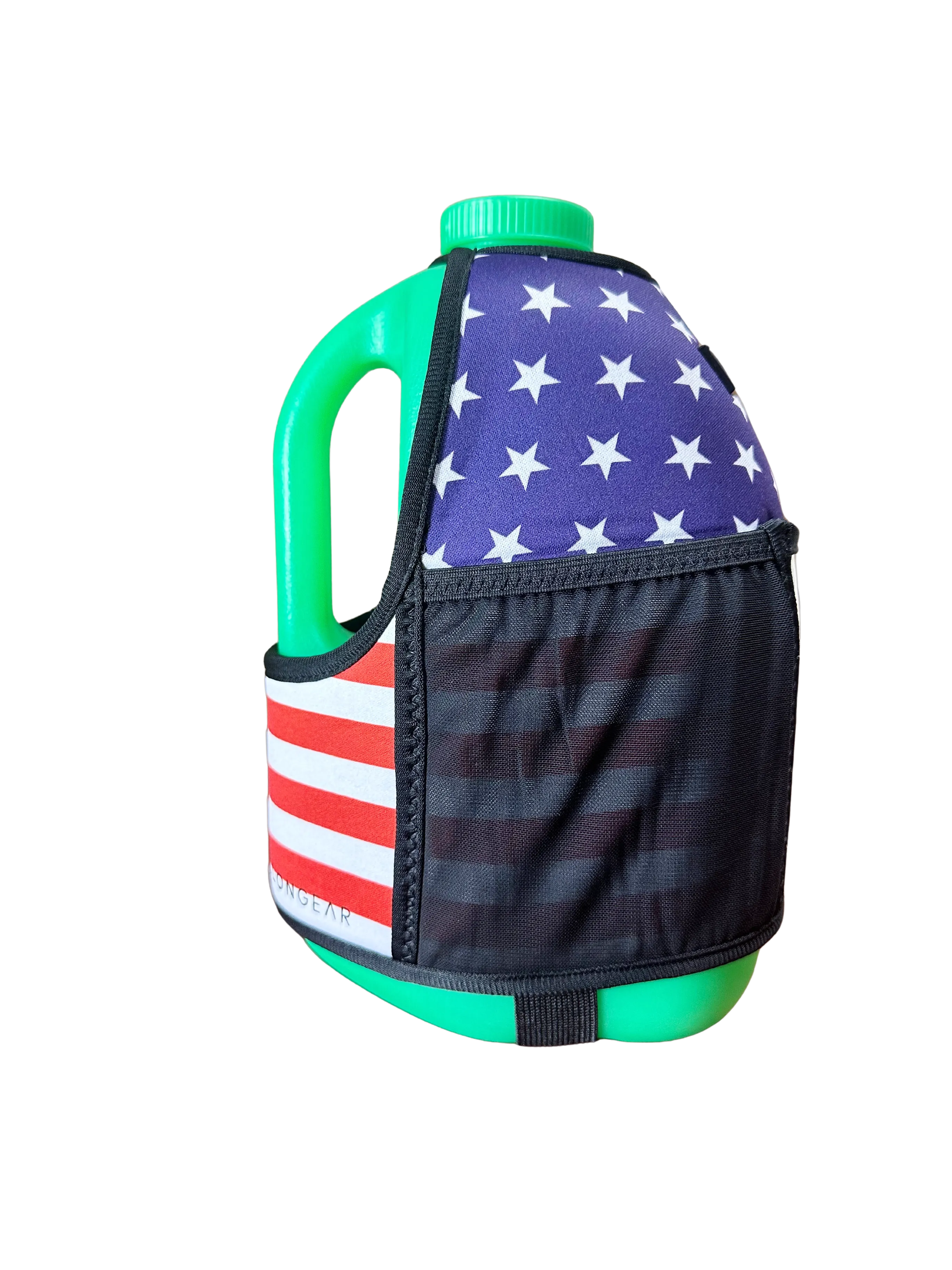 (1 GALLON COMBO) Green Jug / USA Flag Booty