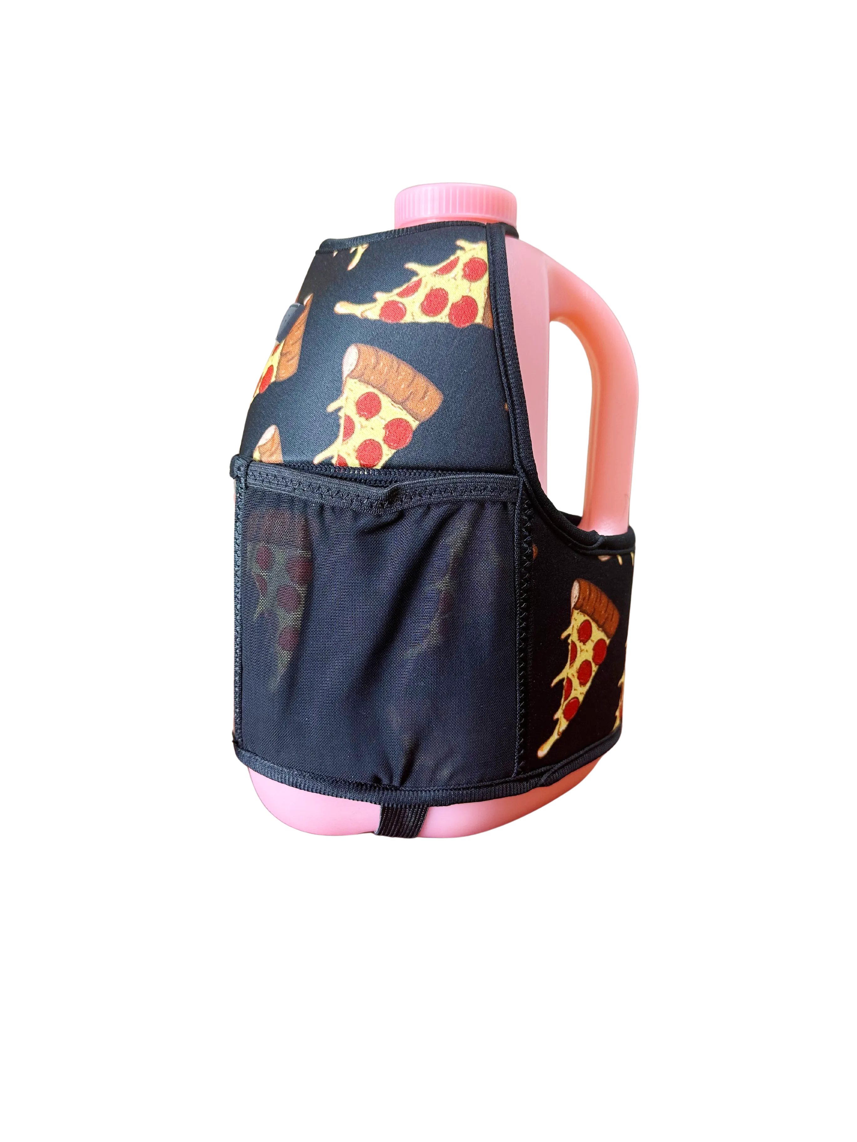 (1 GALLON COMBO) Pink Jug / Black Pizza Booty