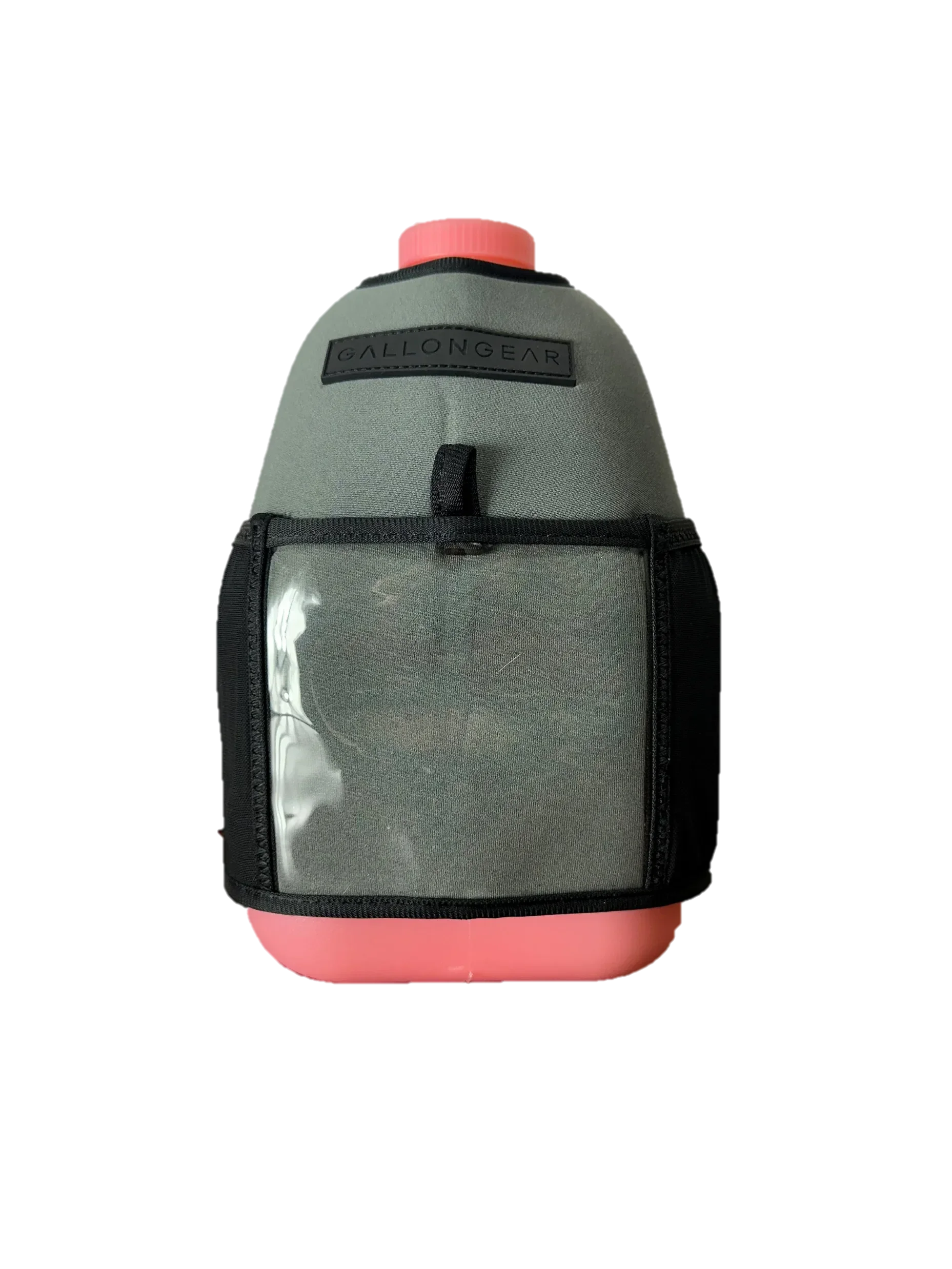 One Gallon Jug Water Bottle with Straw | Insulated Gym Sports Sleeve Combo | Gallon Gear | Grey