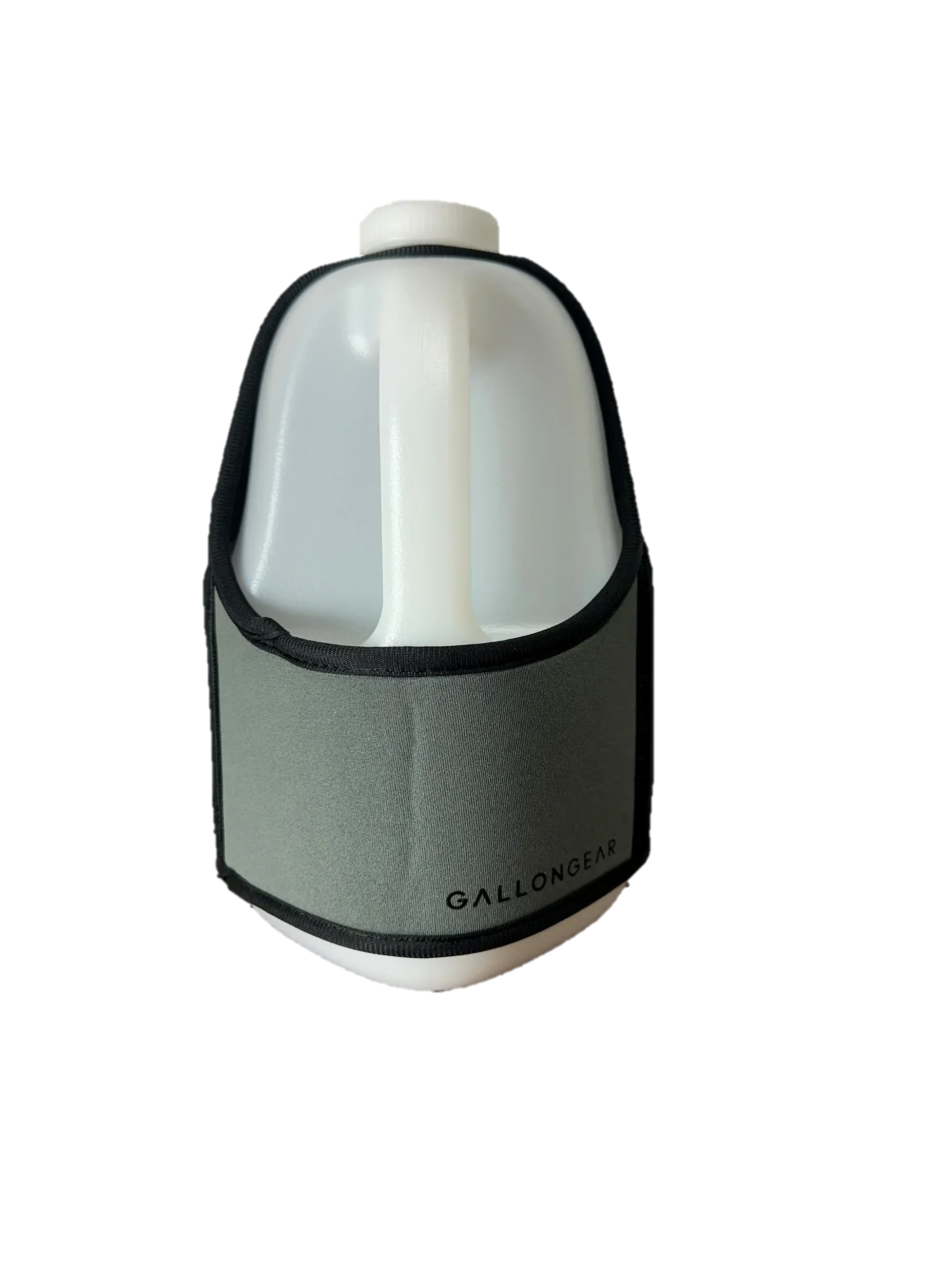 One Gallon Jug Water Bottle with Straw | Insulated Gym Sports Sleeve Combo | Gallon Gear | Grey