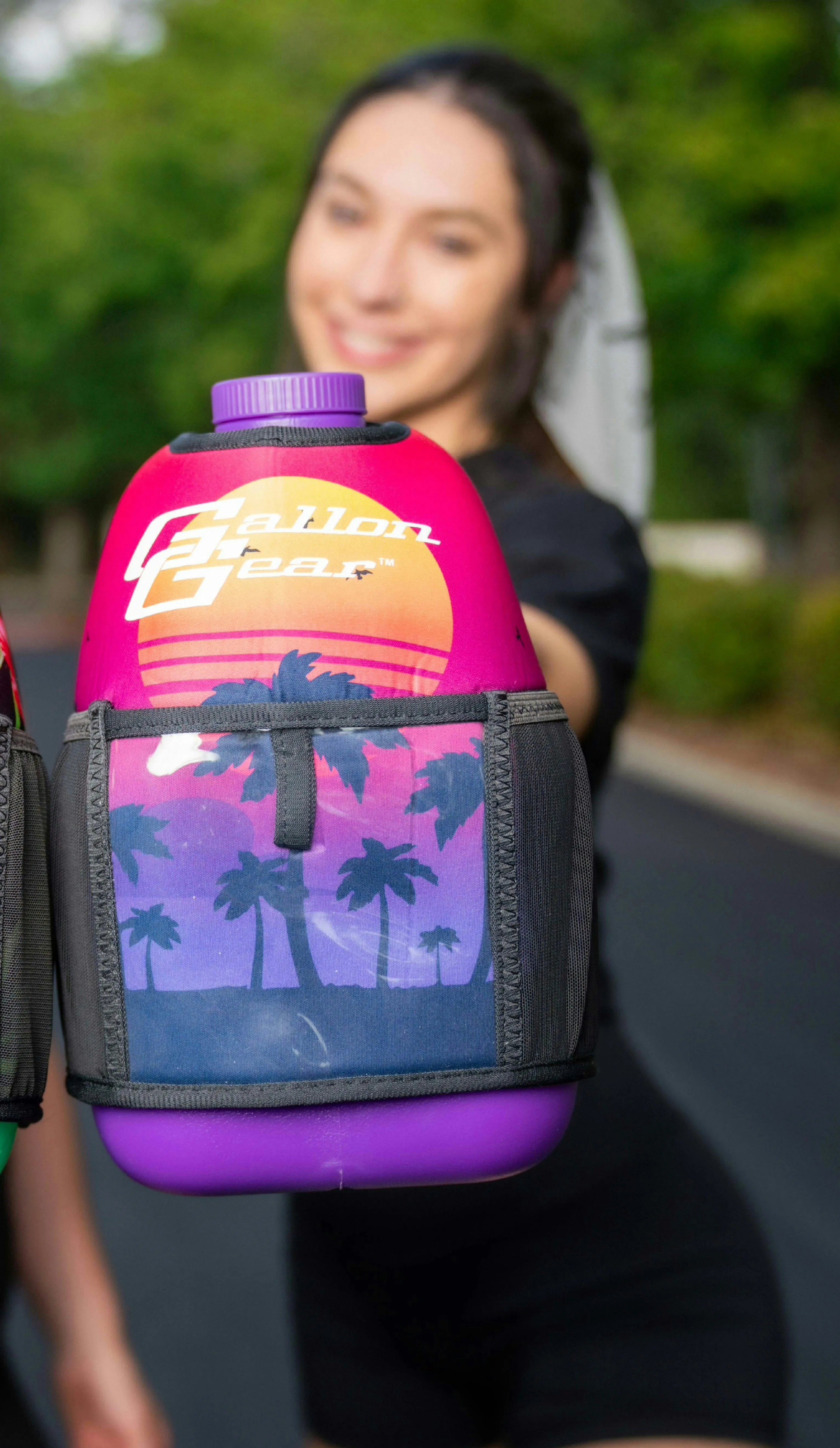 "2025" GALLON GEAR 1 GALLON BOOTY | GYM WATER BOTTLE SLEEVE (SUNSET)
