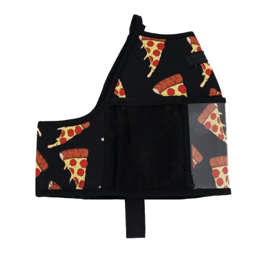 "2025" GALLON GEAR 1 GALLON BOOTY | GYM WATER BOTTLE SLEEVE (PIZZA BLACK)#
