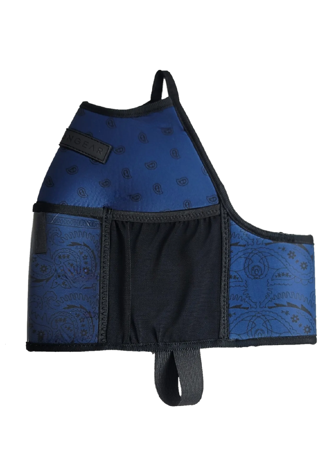 "2025" GALLON GEAR 1 GALLON BOOTY | GYM WATER BOTTLE SLEEVE (BANDANA BLUE)