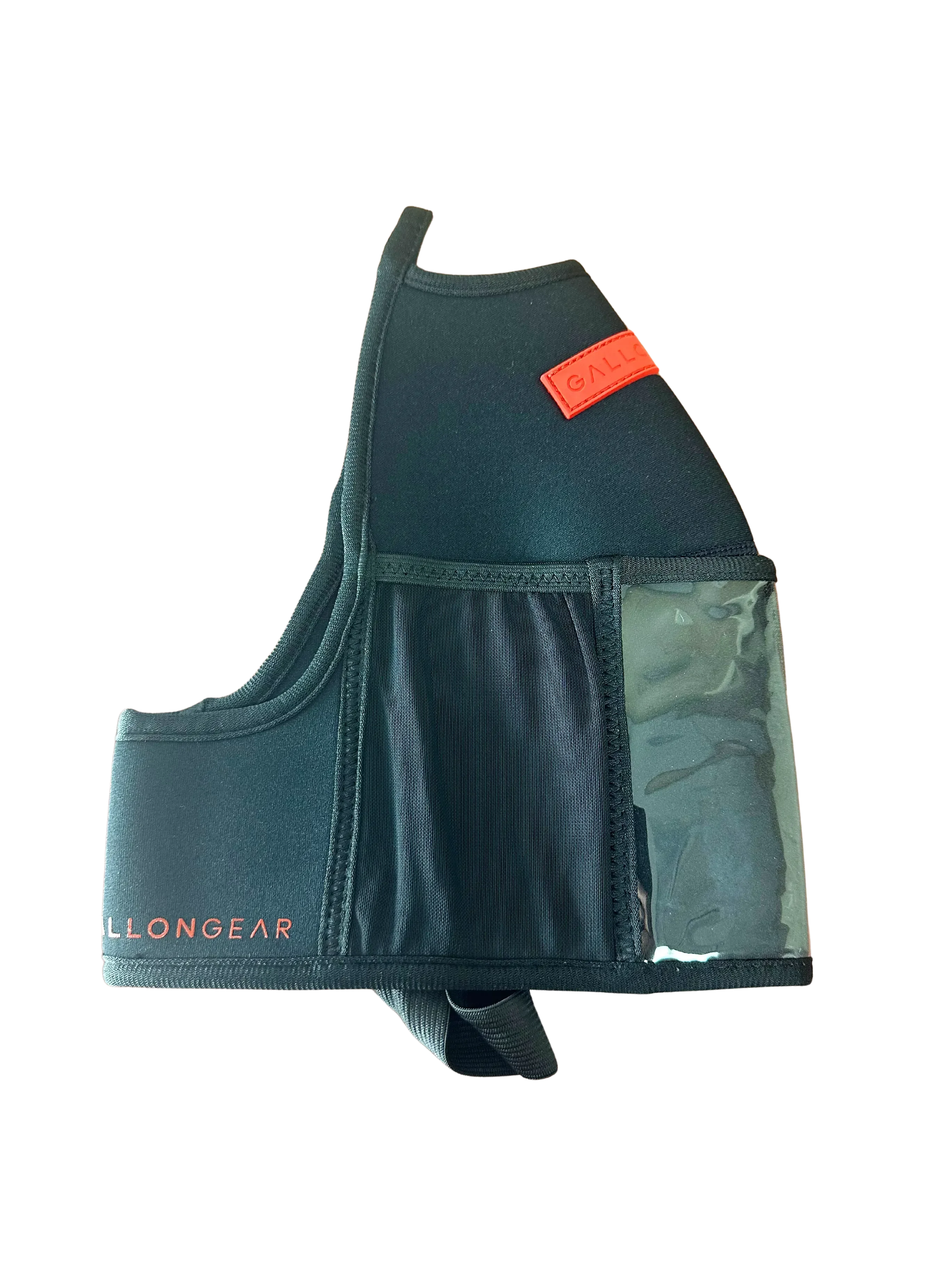 "2025" GALLON GEAR 1 GALLON BOOTY | GYM WATER BOTTLE SLEEVE (BLACK/RED)