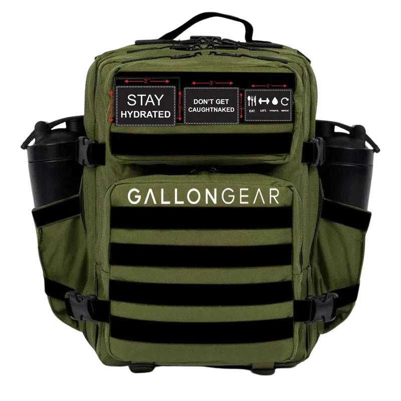**Pre-Order July 2026** GALLON GEAR GRUNT TACTICAL BACKPACK (STEALTH BLACK)