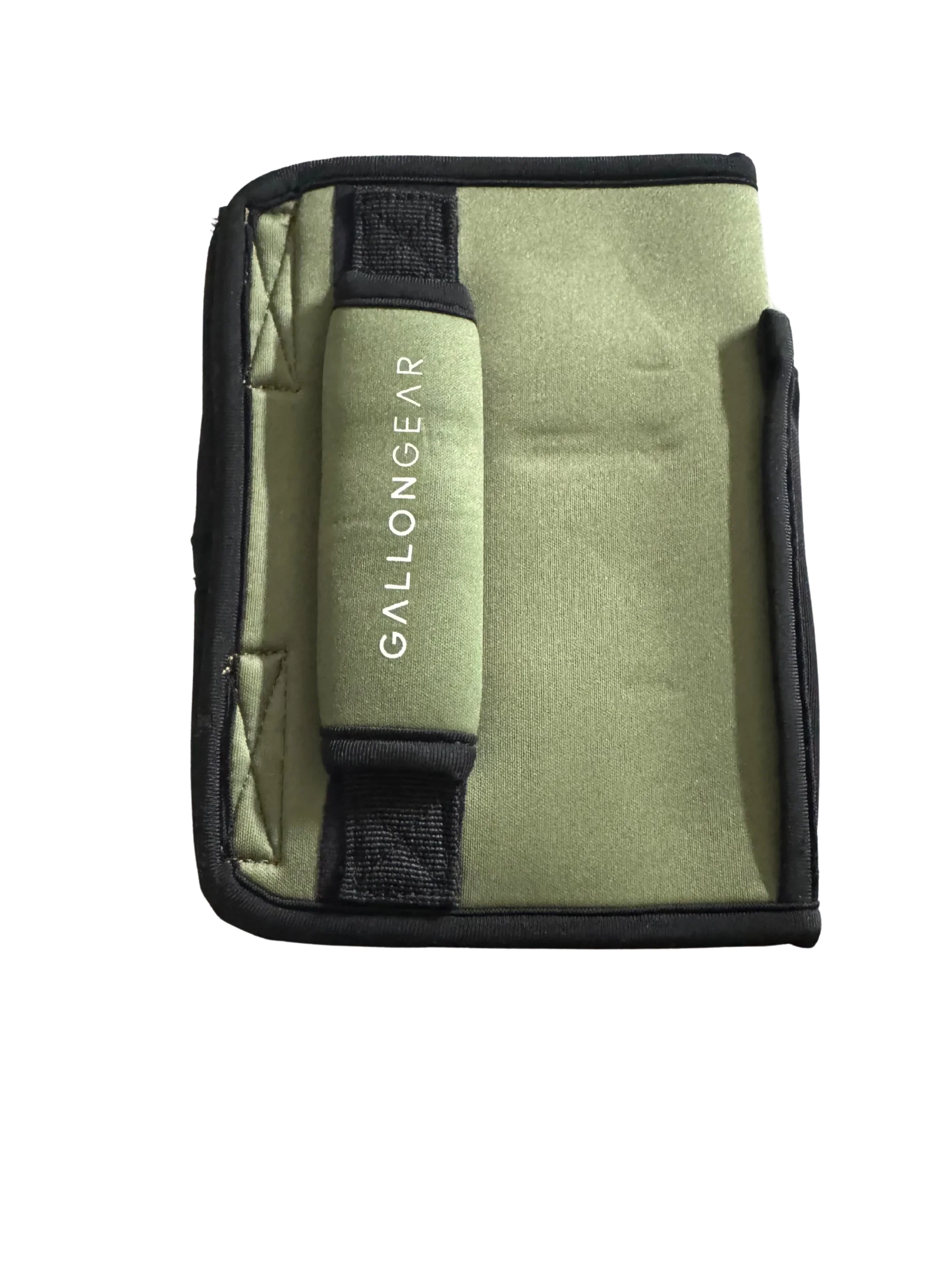 * IN STOCK * 2026 GALLON GEAR STAINLESS STEEL COMBO INSULATED WATER BOTTLE | WITH HANDLE SNAP TOP LID 40 OUNCE | GYM WATER BOTTLE WITH SLEEVE | NEOPRENE SLEEVE WITH CARRYING HANDLE (BLACK BOTTLE OLIVE SLEEVE)