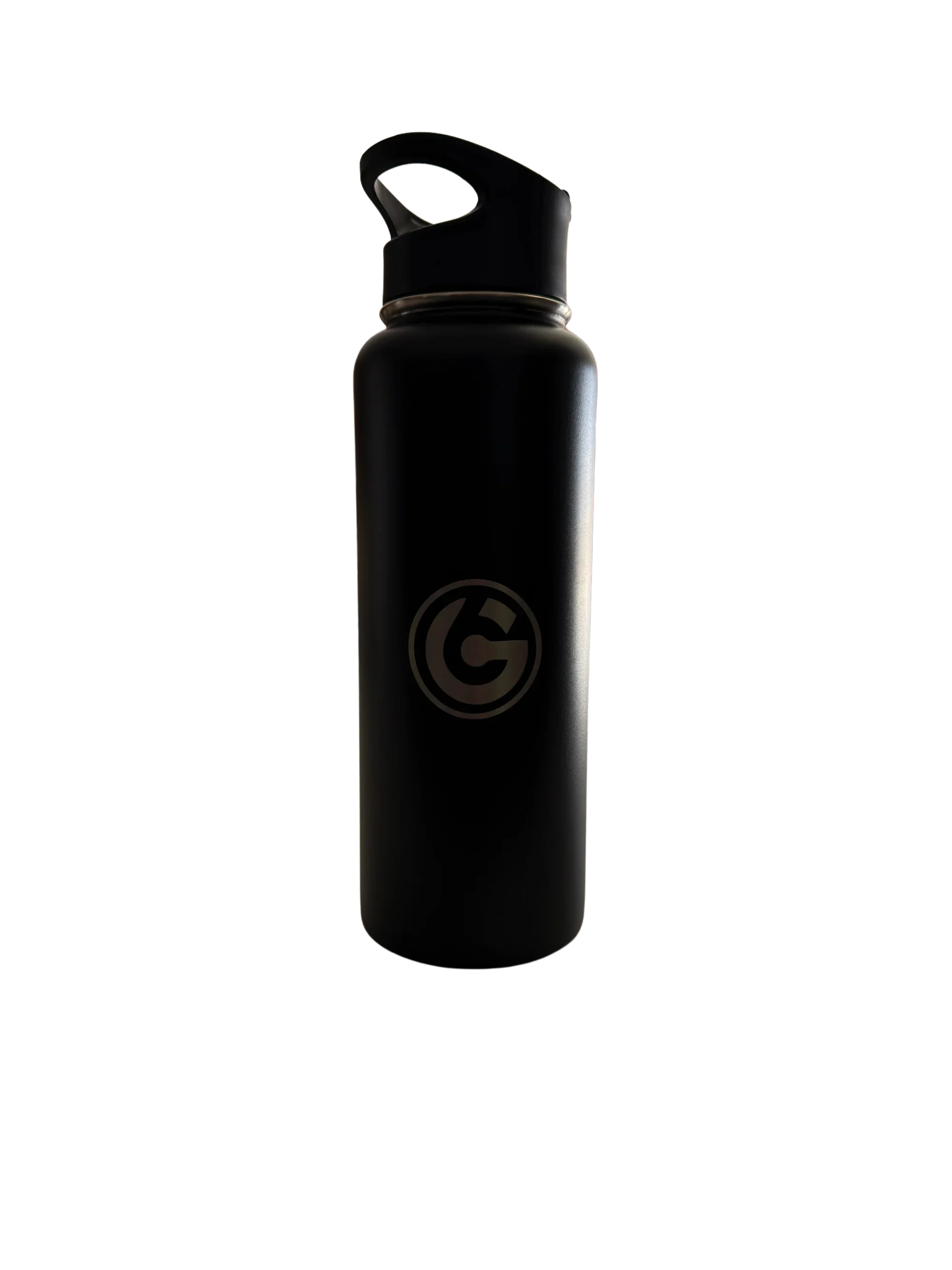 * IN STOCK * 2026 GALLON GEAR STAINLESS STEEL COMBO INSULATED WATER BOTTLE | WITH HANDLE SNAP TOP LID 40 OUNCE | GYM WATER BOTTLE WITH SLEEVE | NEOPRENE SLEEVE WITH CARRYING HANDLE (BLACK BOTTLE/BLACK SLEEVE)