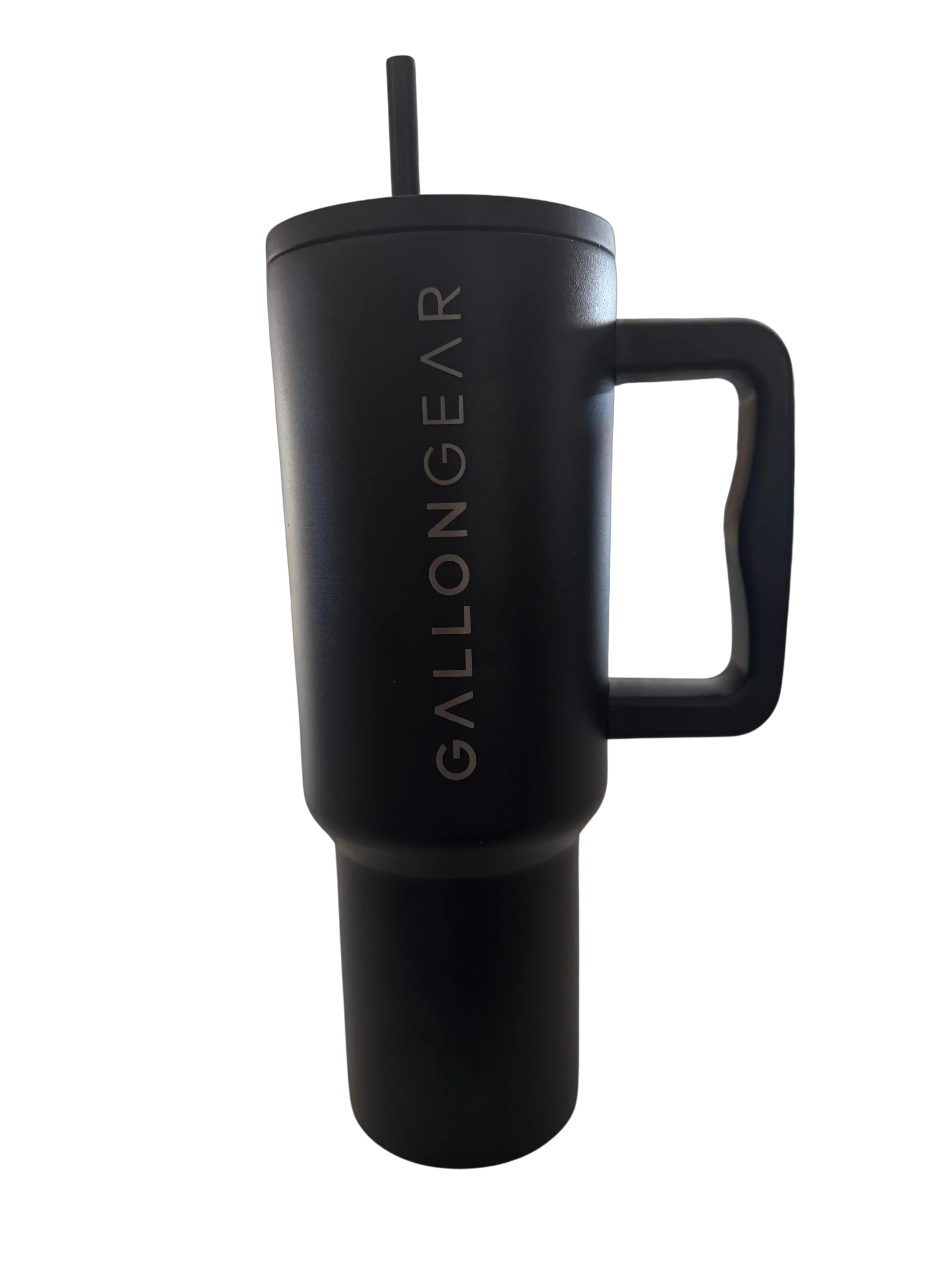 * NEW IN STOCK * 2026 GALLON GEAR STAINLESS STEEL INSULATED WATER BOTTLE WITH HANDLE 40oz CAPACITY | SCREW IN LID WITH STRAW | KEEP COLD FOR 24 HOURS | HOT FOR 12 HOURS (BLACK)