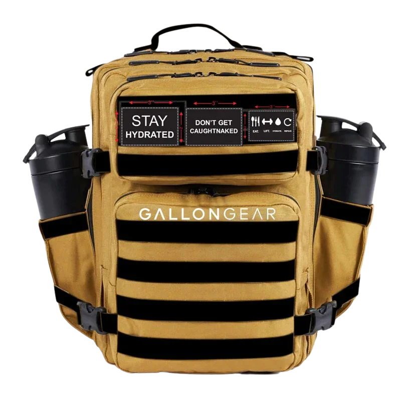 **Pre-Order July 2026** GALLON GEAR GRUNT TACTICAL BACKPACK (STEALTH BLACK)