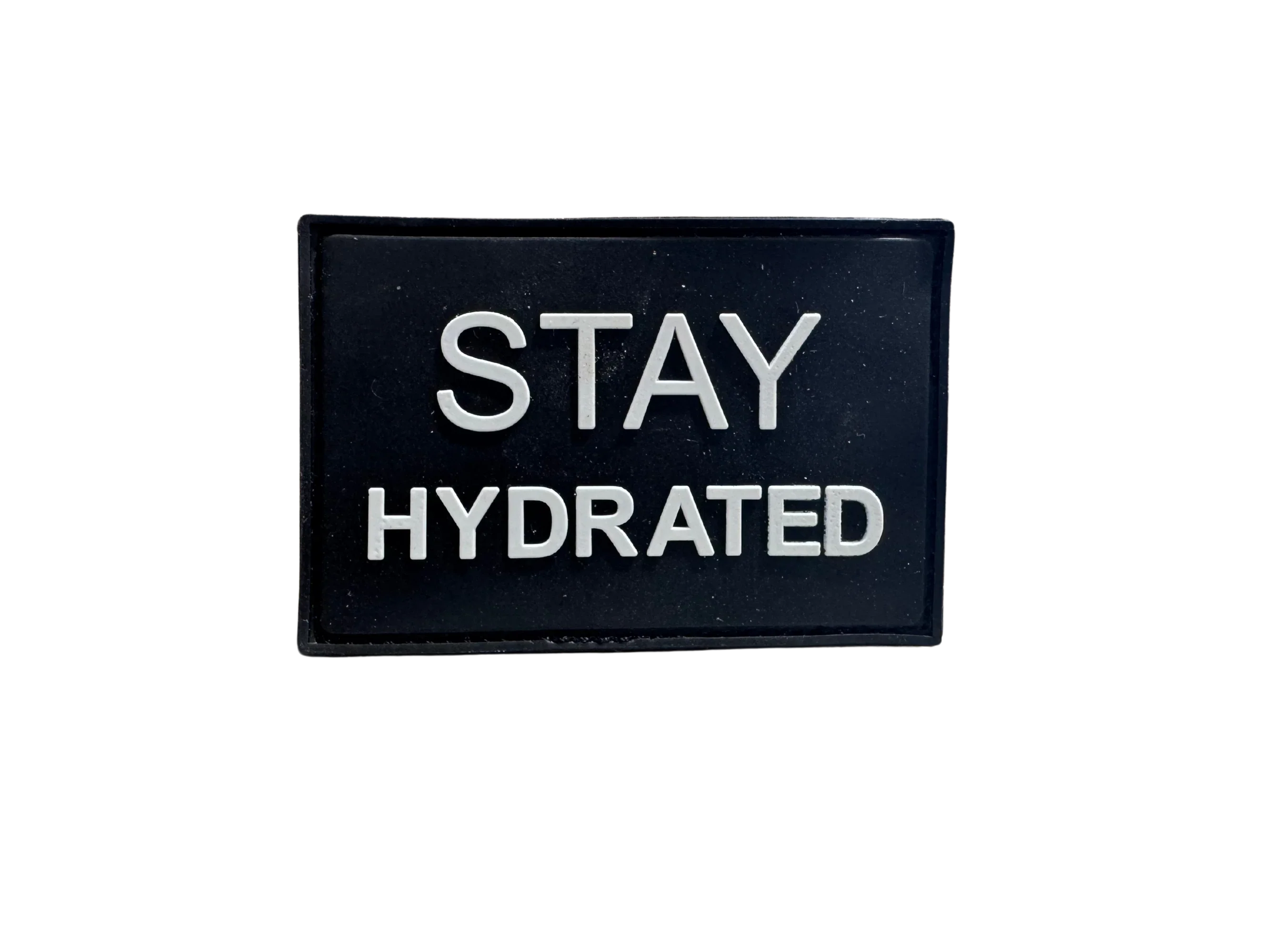* NEW IN STOCK * 2025 GALLON GEAR PATCHES FOR YOUR PERSONALIZED GEAR STAY HYDRATED (BLACK/WHITE)