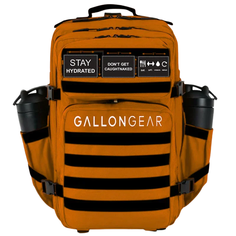 * PRE-ORDER JULY * 2026 GALLON GEAR GRUNT TACTICAL BACKPACK | CUBE XL MEAL MANAGEMENT BAG | MEAL PREP BACKPACK COMBO | STEALTH BLACK