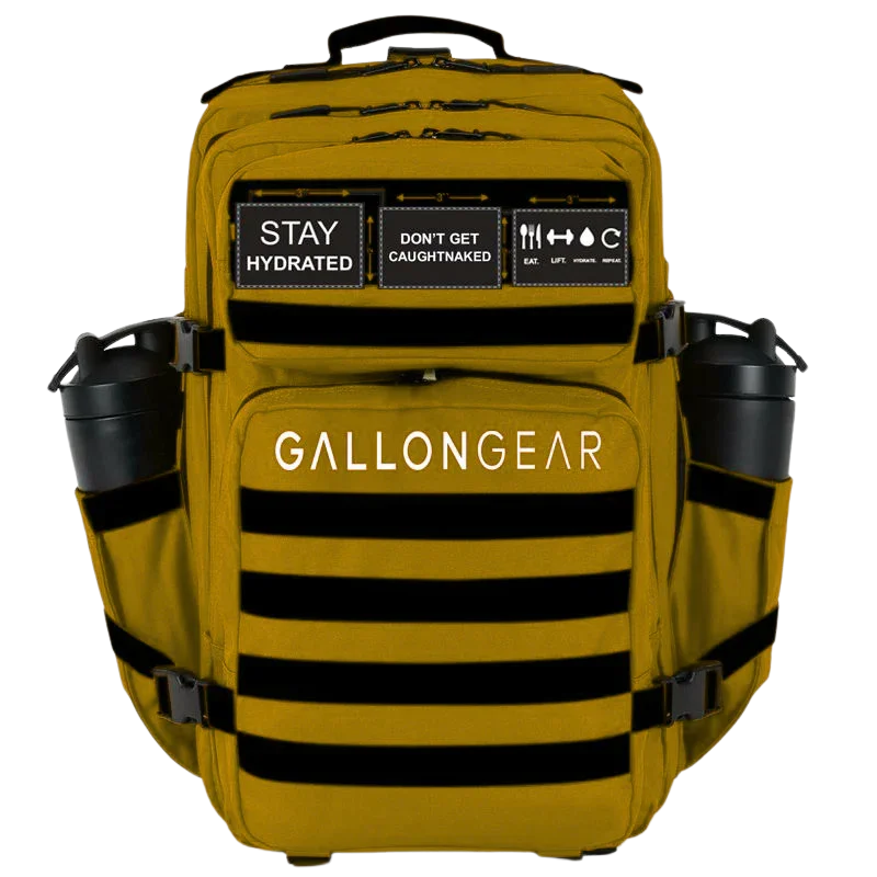 * PRE-ORDER JULY * 2026 GALLON GEAR GRUNT TACTICAL BACKPACK | CUBE XL MEAL MANAGEMENT BAG | MEAL PREP BACKPACK COMBO | STEALTH BLACK