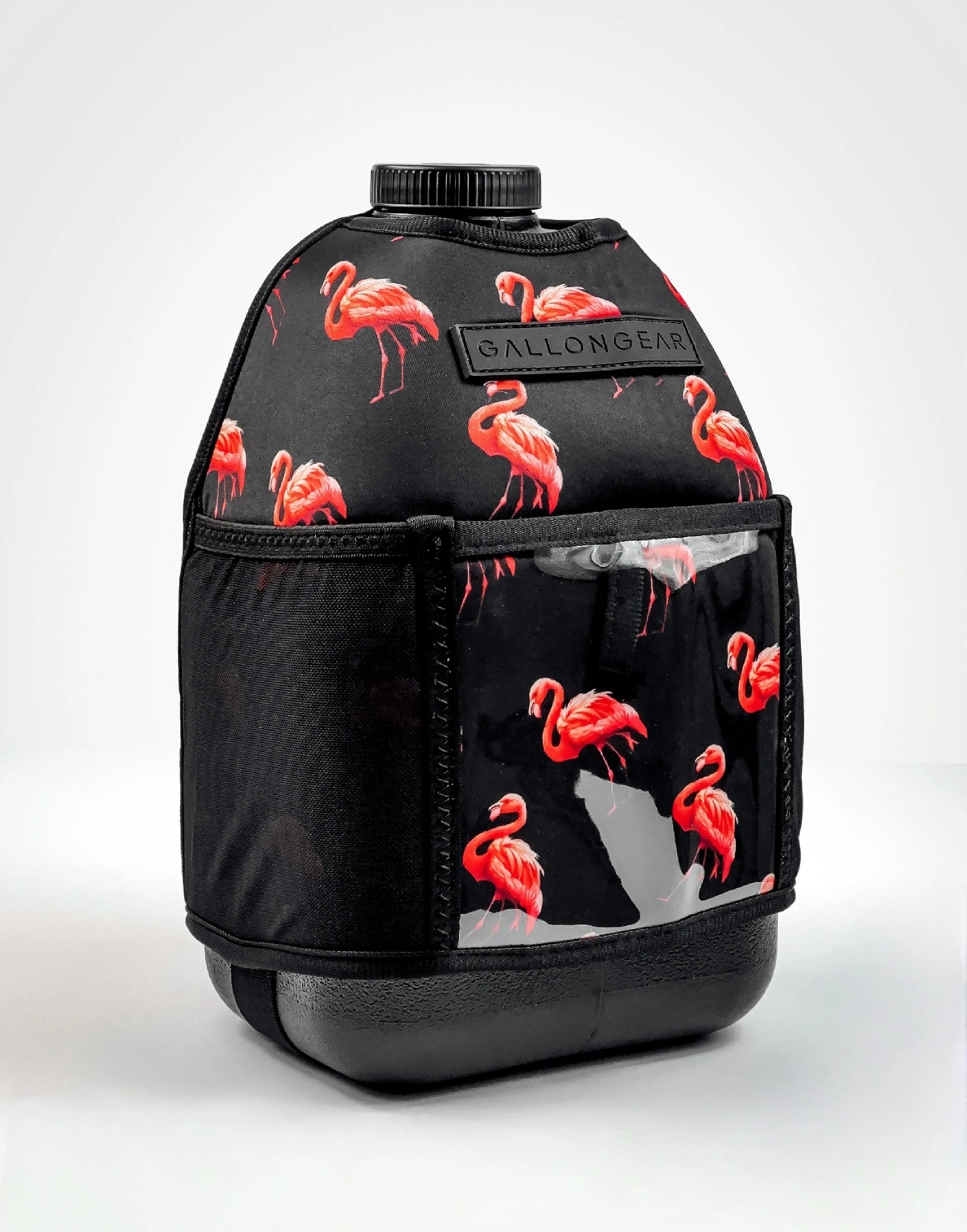 "2025" GALLON GEAR 1 GALLON BOOTY | GYM WATER BOTTLE SLEEVE (FLAMINGO)