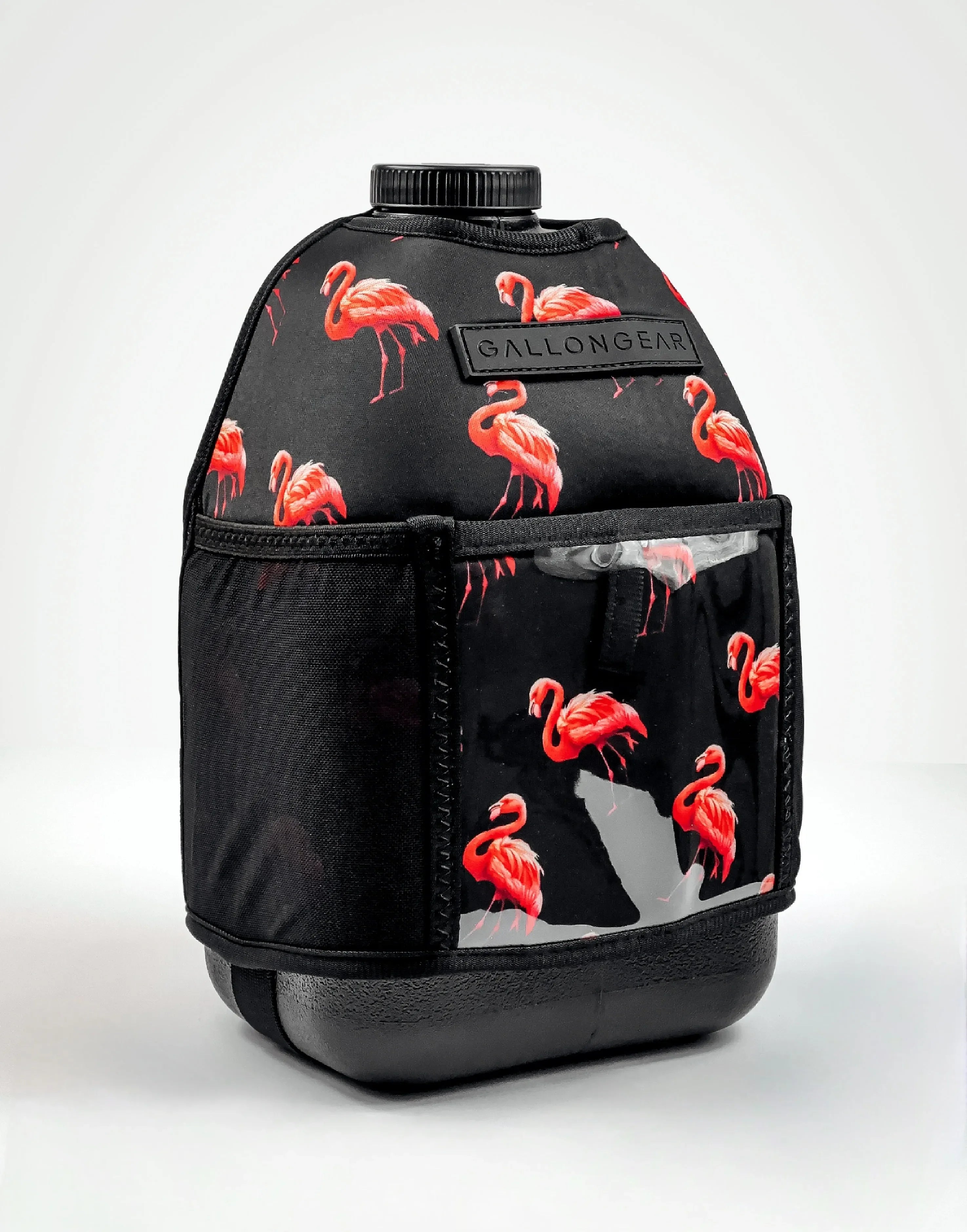 "2025" GALLON GEAR 1 GALLON BOOTY | GYM WATER BOTTLE SLEEVE (FLAMINGO)