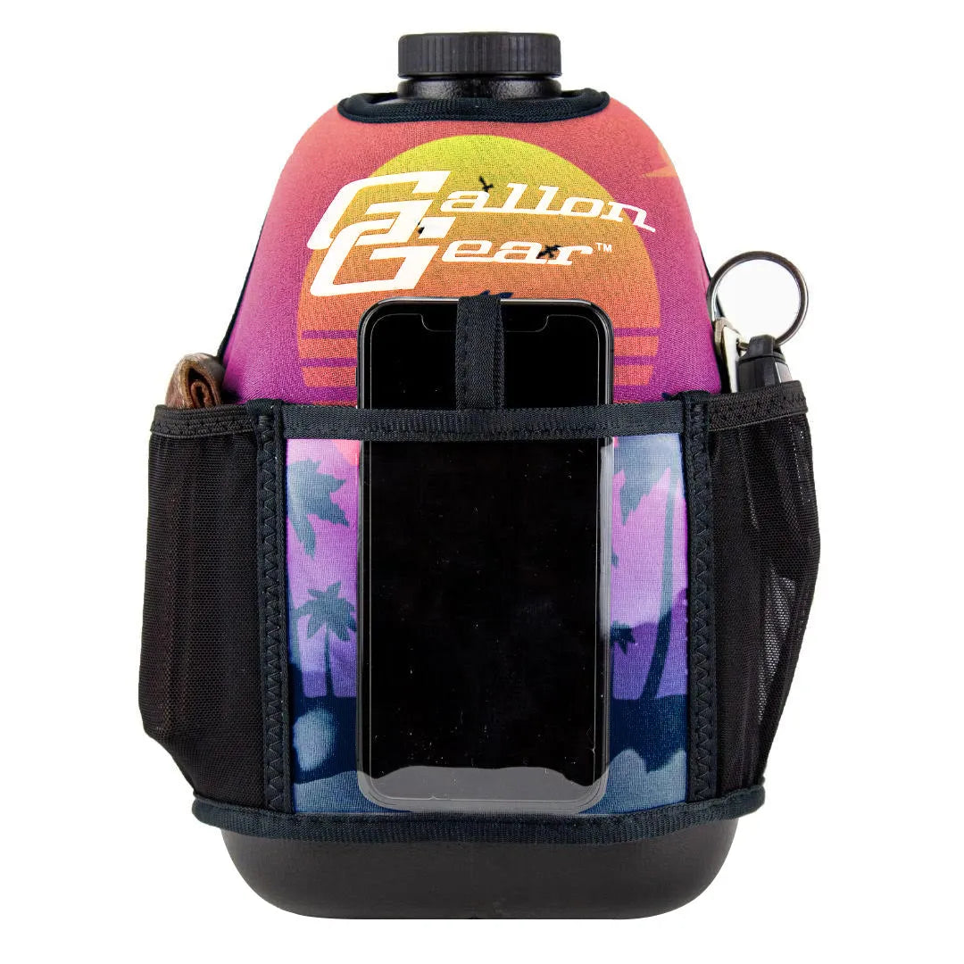 "2025" GALLON GEAR 1 GALLON BOOTY | GYM WATER BOTTLE SLEEVE (SUNSET)