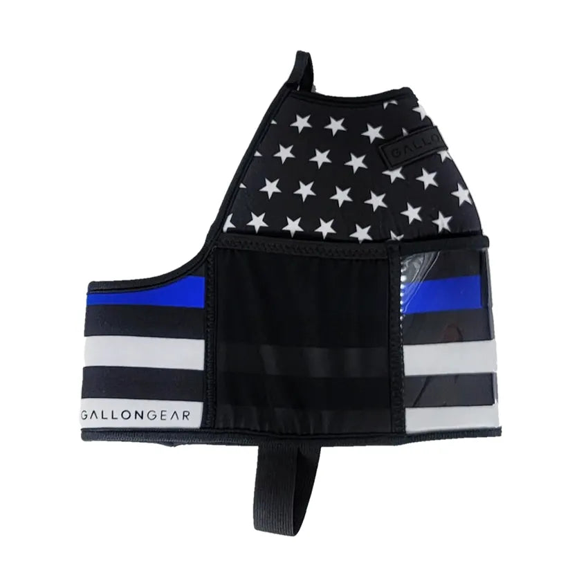 "2025" GALLON GEAR 1 GALLON BOOTY | GYM WATER BOTTLE SLEEVE (THIN BLUE LINE)
