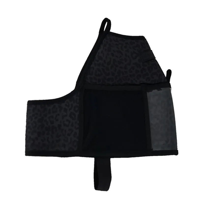 "2025" GALLON GEAR 1 GALLON BOOTY | GYM WATER BOTTLE SLEEVE (LEOPARD BLACK)