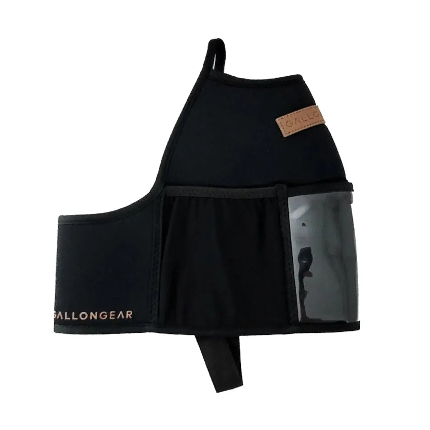 "2025" GALLON GEAR 1 GALLON BOOTY | GYM WATER BOTTLE SLEEVE (BLACK/BROWN)