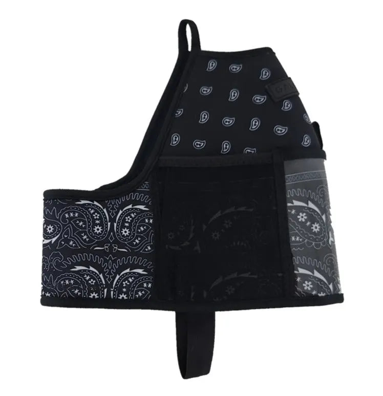 "2025" GALLON GEAR 1 GALLON BOOTY | GYM WATER BOTTLE SLEEVE (BANDANA BLACK)