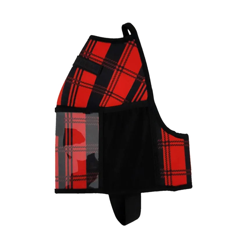 "2025" GALLON GEAR HALF GALLON BOOTY | GYM WATER BOTTLE SLEEVE (PLAID RED)#