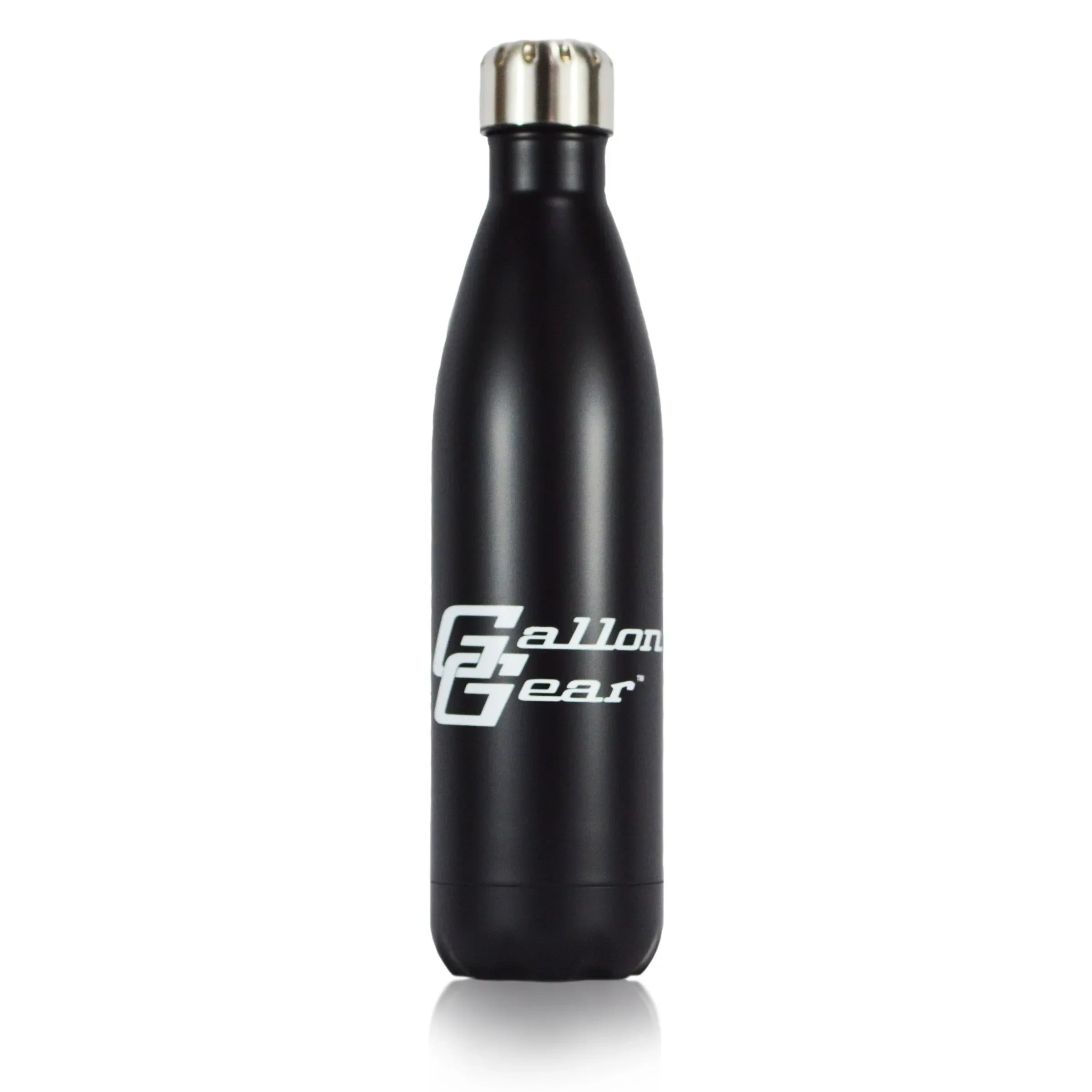 Water Bottle Stainless Steel Vacuum Insulated 25 Oz | Gallon Gear | Black | Hot/Cold