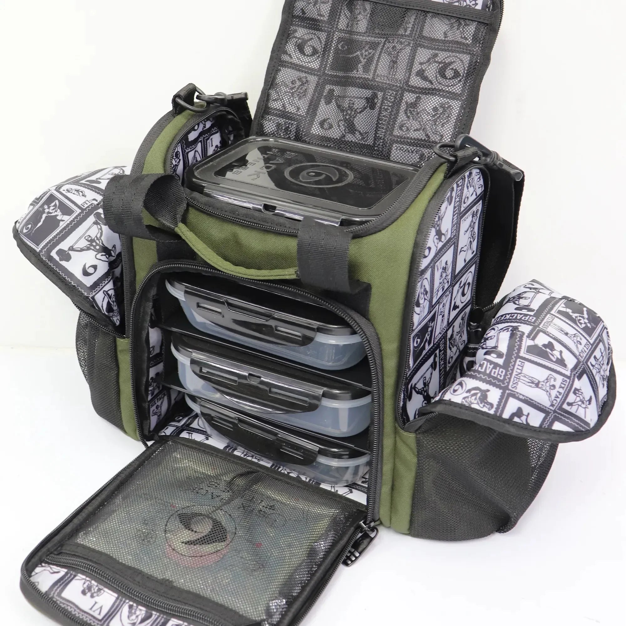 ** PRE-ORDER JULY ** INNOVATOR MINI MEAL MANAGEMENT BAG | MEAL PREP TOTE 4-MEAL | (OLIVE)