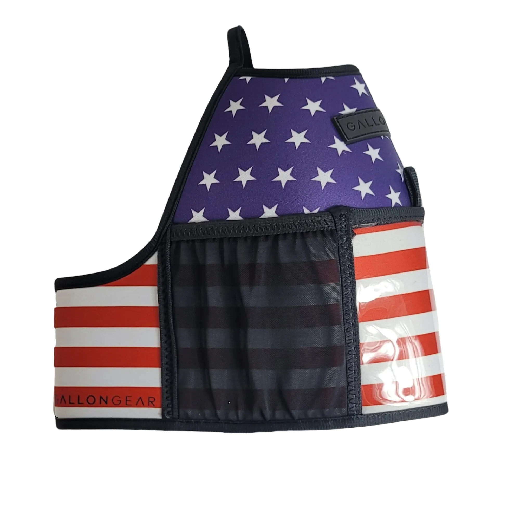 "2025" GALLON GEAR BOOTY 1 GALLON | GYM WATER BOTTLE SLEEVE (FLAG USA)