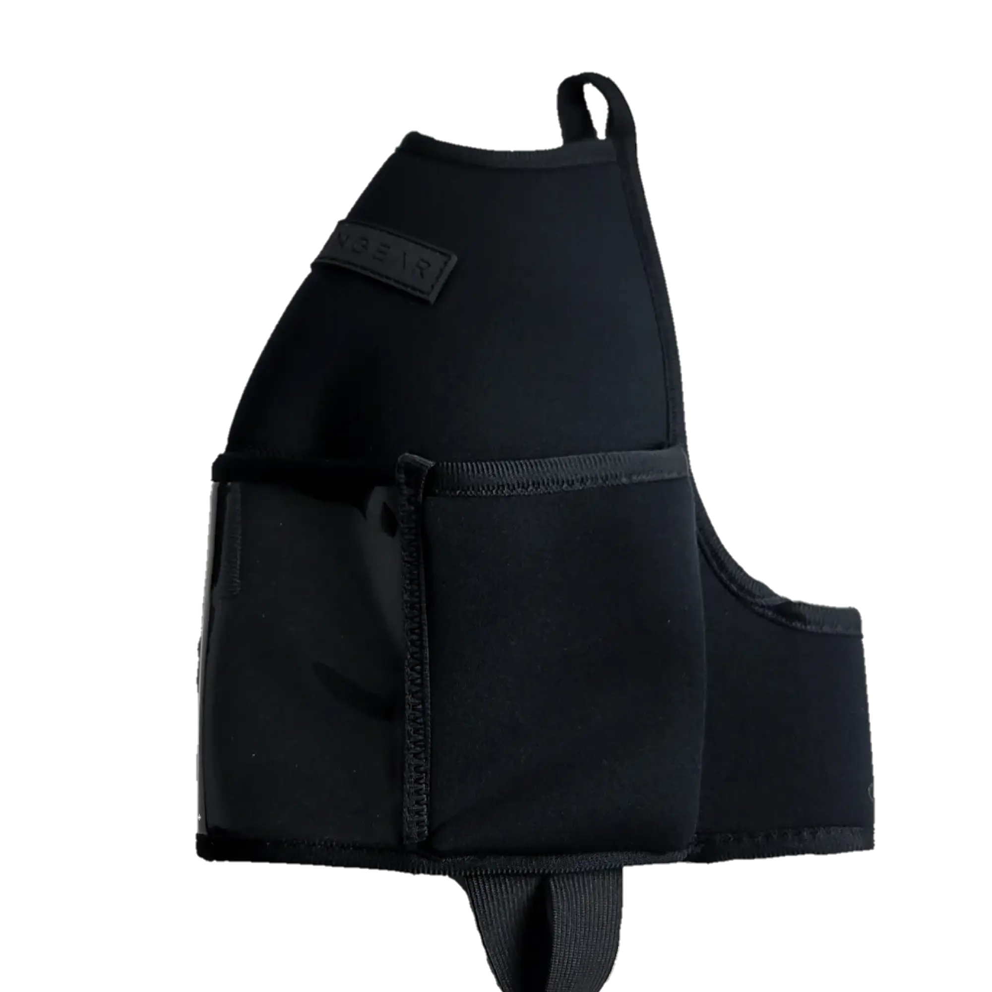 "2025" GALLON GEAR 1 GALLON BOOTY | GYM WATER BOTTLE SLEEVE | MESH POCKETS (BLACK)