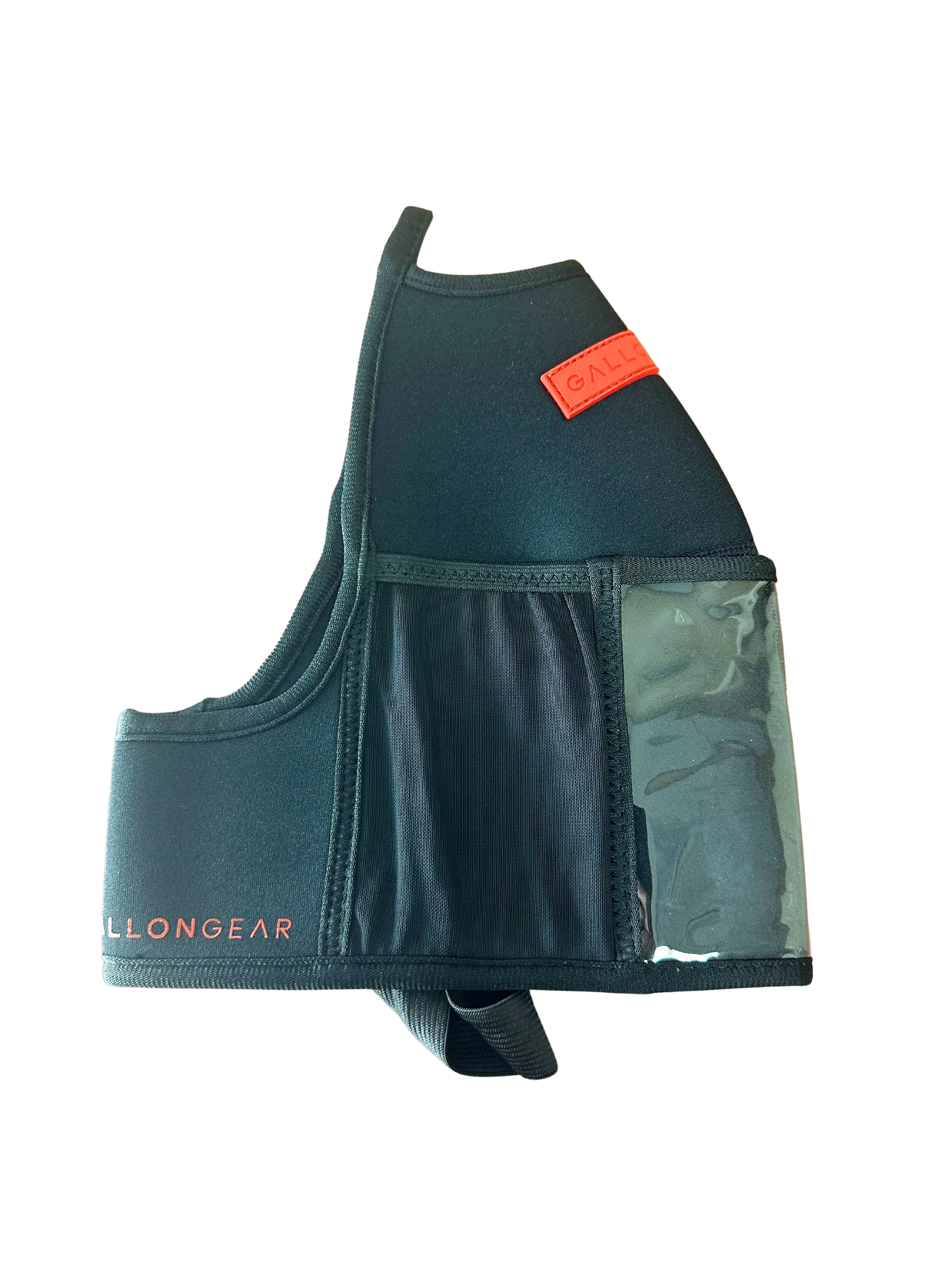 "2025" GALLON GEAR 1 GALLON BOOTY | GYM WATER BOTTLE SLEEVE (BLACK/RED)