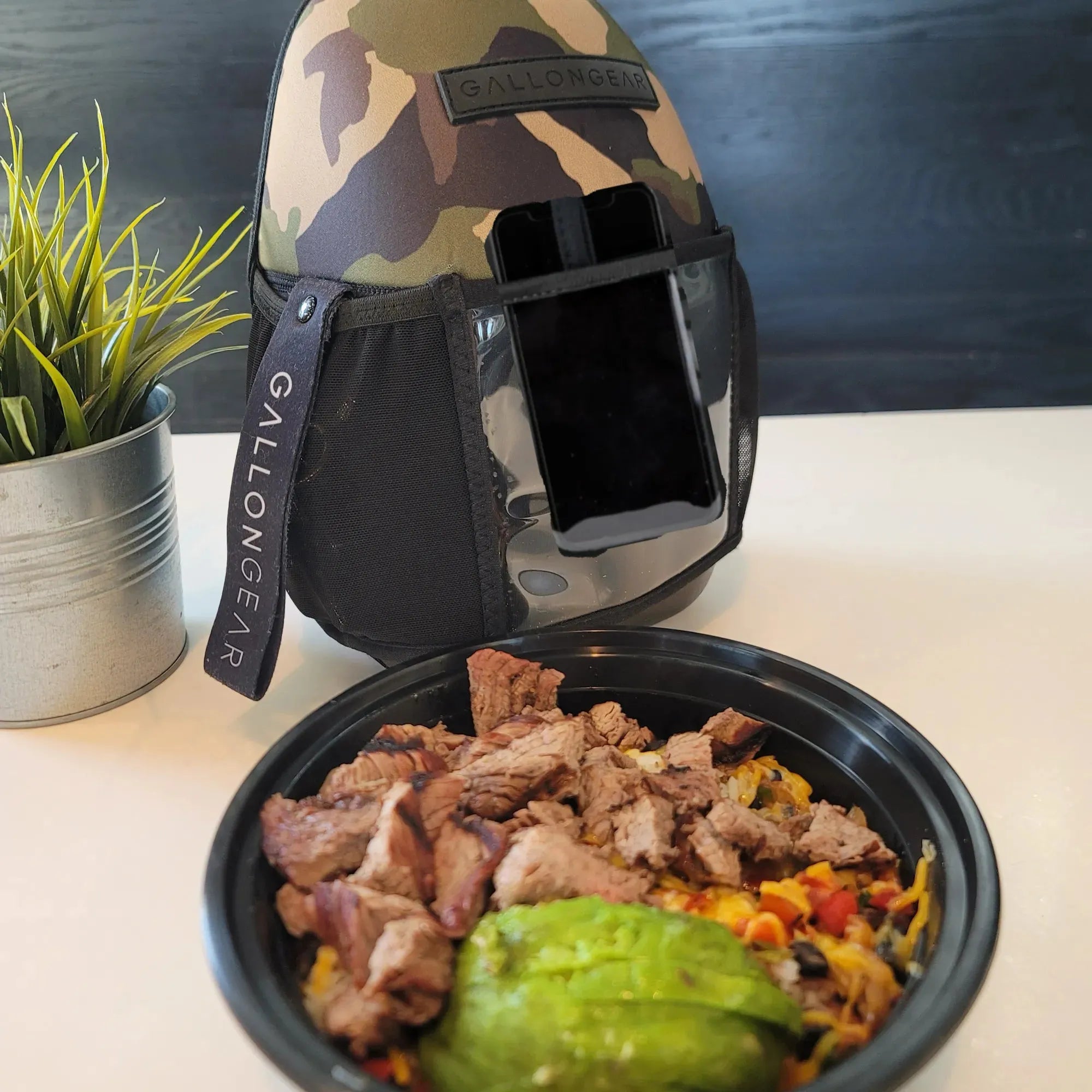 "2025" GALLON GEAR 1 GALLON BOOTY | GYM WATER BOTTLE SLEEVE (CAMO V2)